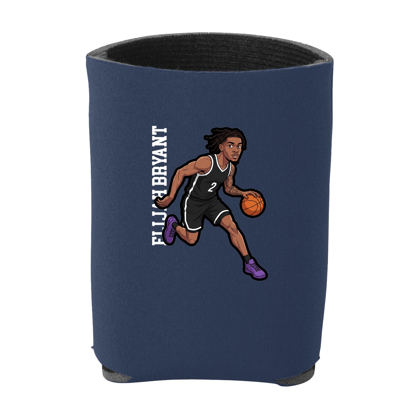 Can Holder — Name Vertical in Navy