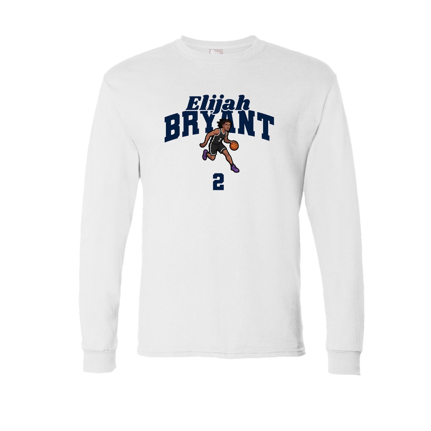 Long Sleeve Tee — Signature Arch in White