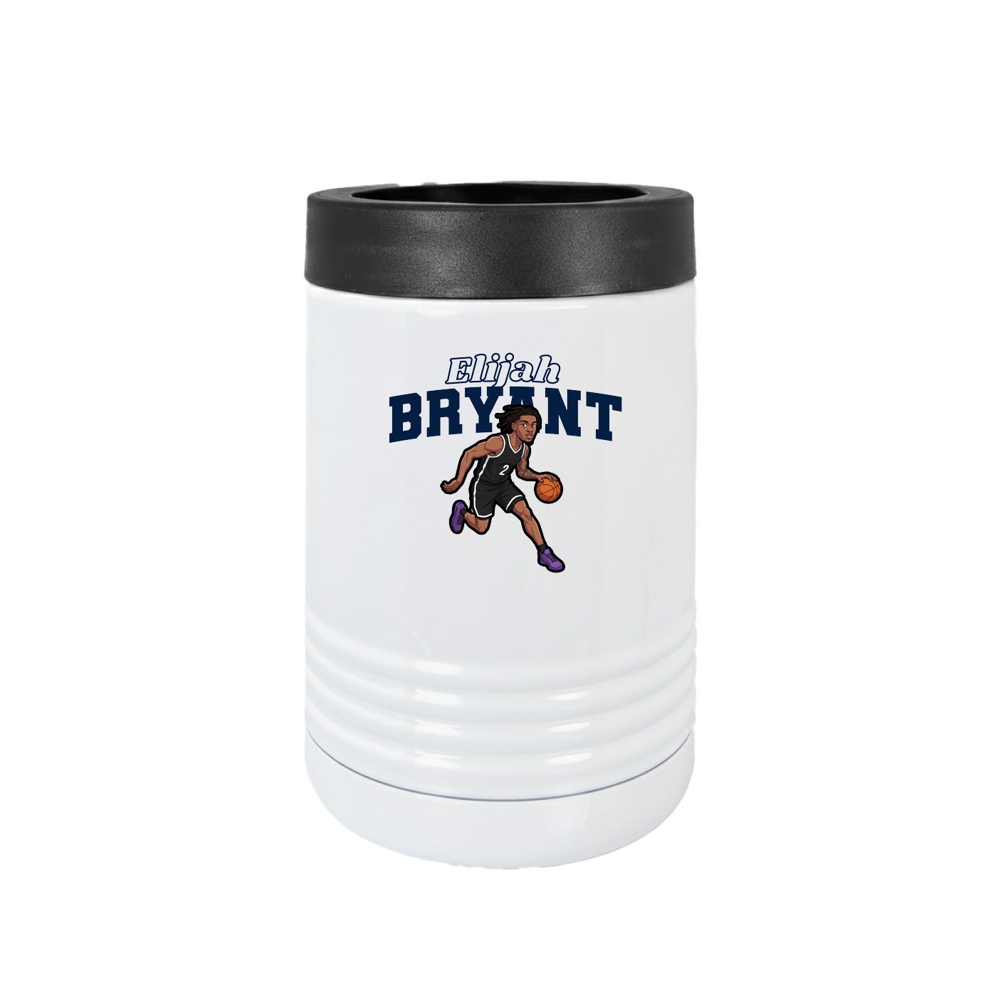 Beverage Holder — Name Arch in White