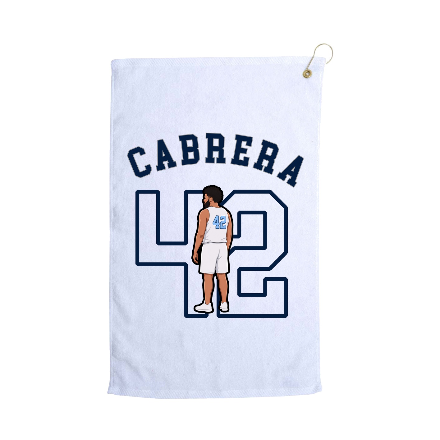 Golf Towel — Shirsey Arch in White