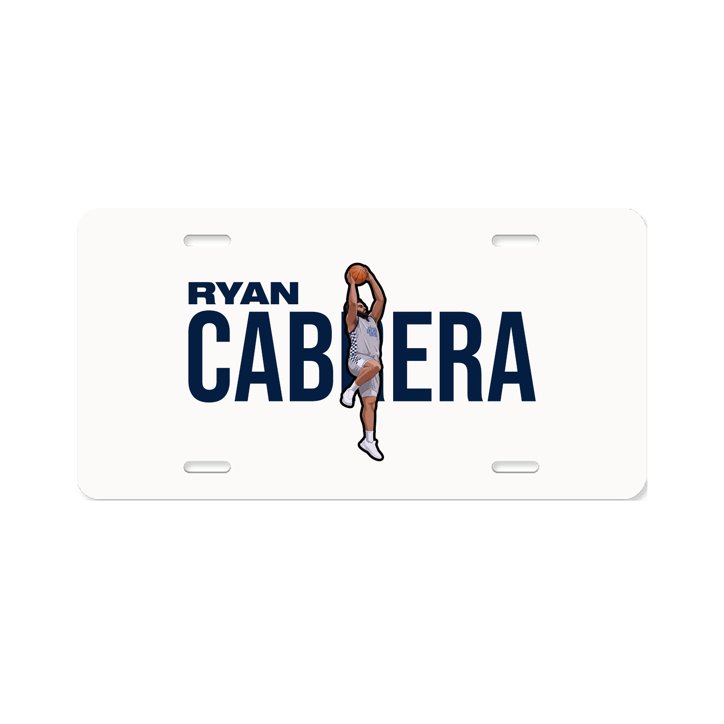 License Plate — Player Name in Classic