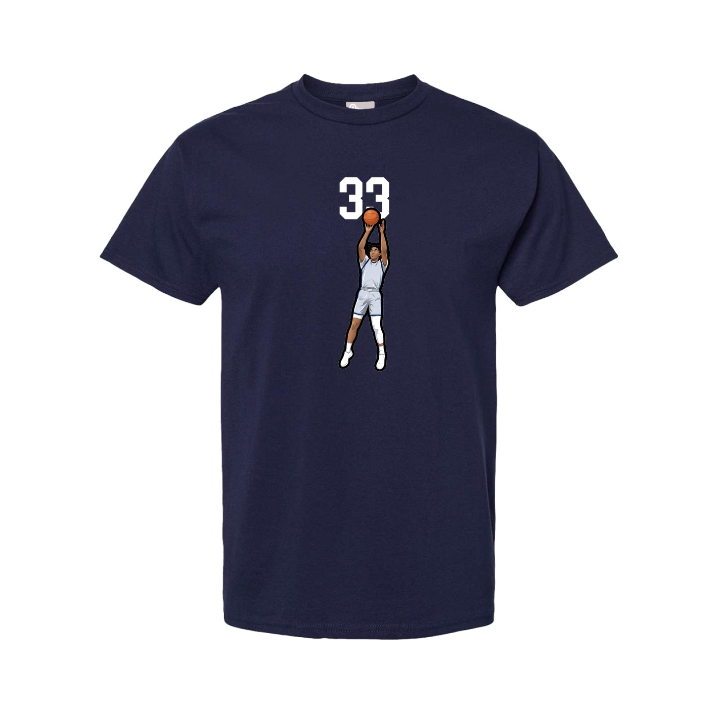Tee — Number Top in Navy