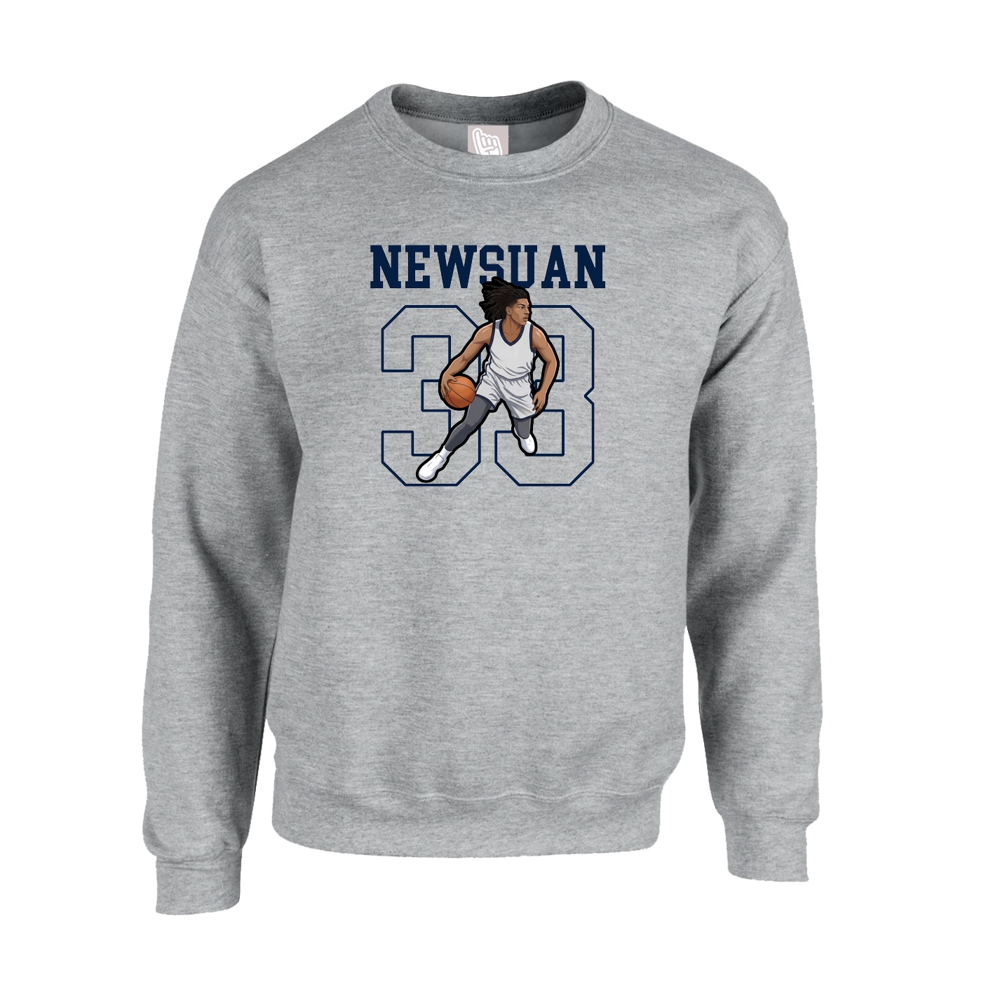 Fleece Crew — Shirsey in Grey