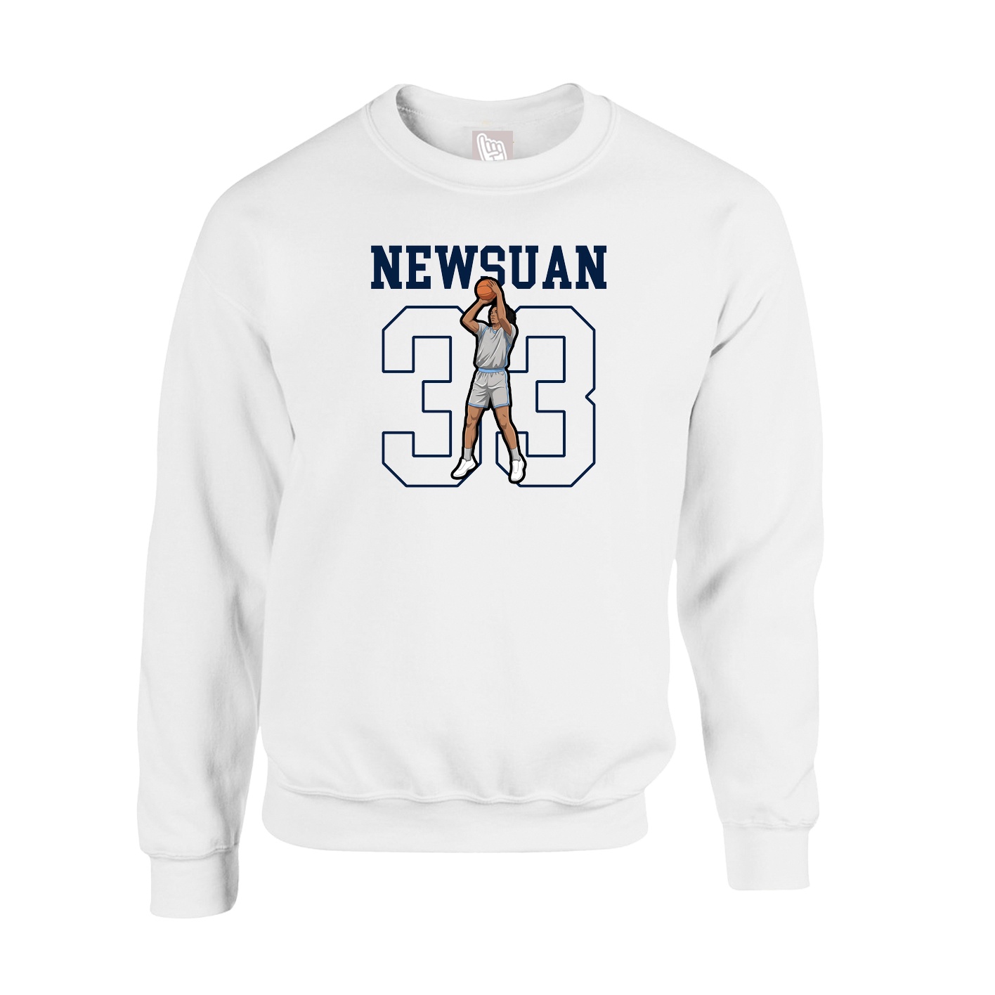 Fleece Crew — Shirsey in White
