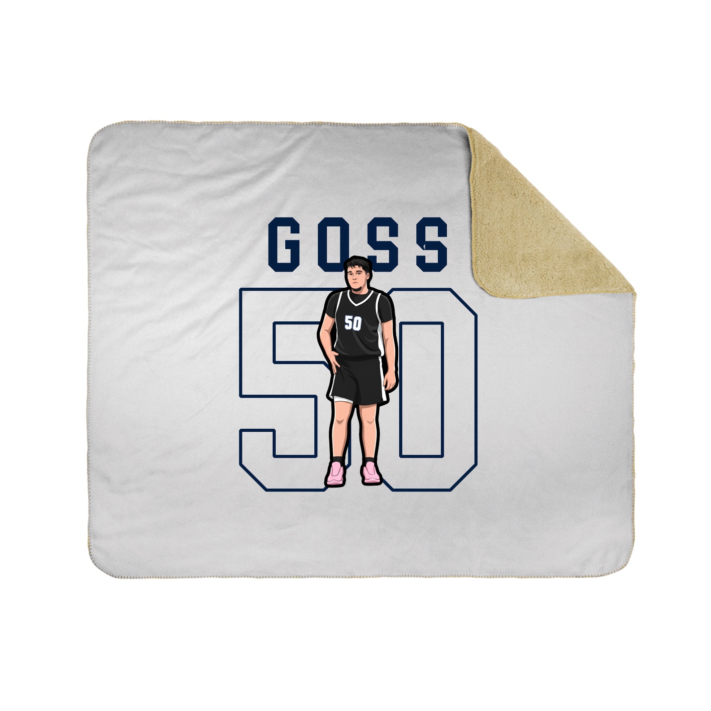 Throw Blanket — Shirsey in White