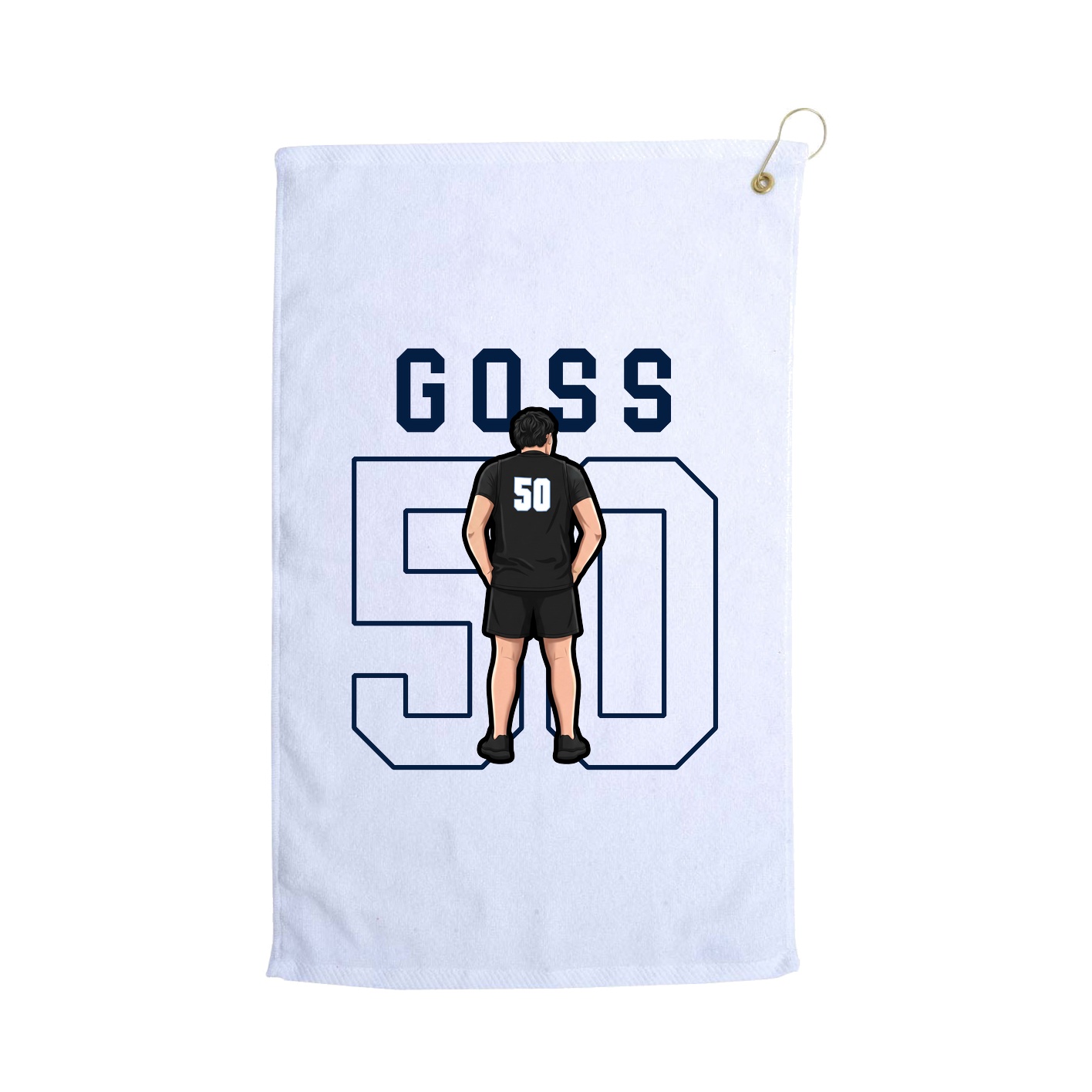 Golf Towel — Shirsey in White