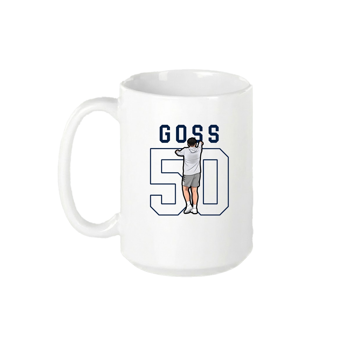 15oz Coffee Mug — Shirsey in White