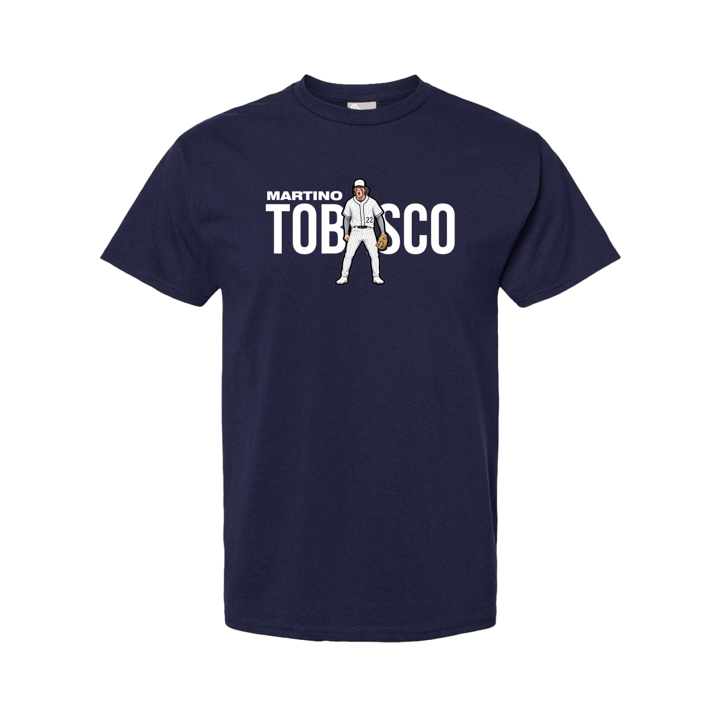 Youth Tee — Player Name in Navy