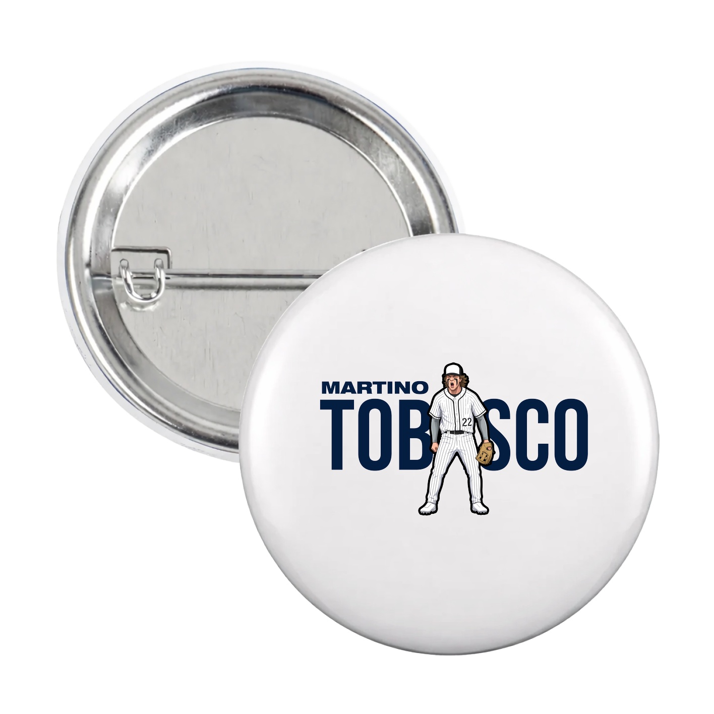 Game Day Button — Player Name in White