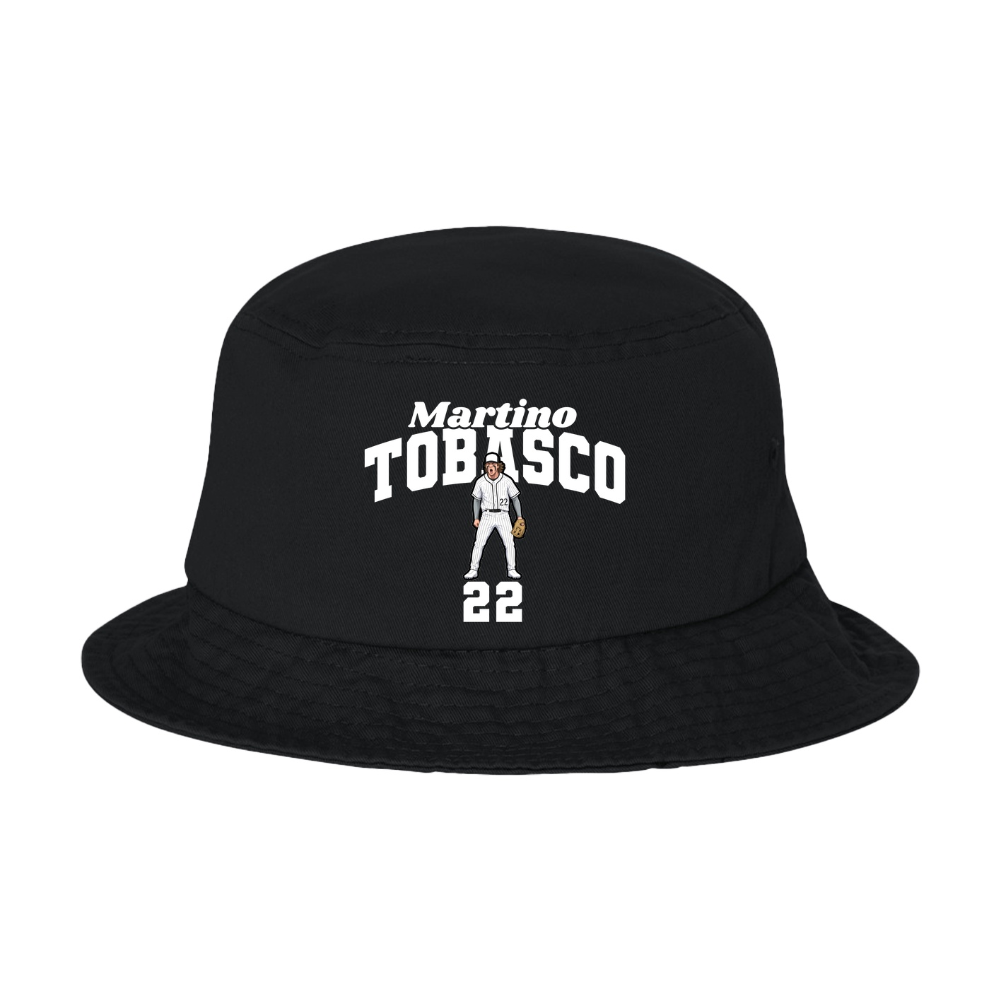 Bucket Cap — Signature Arch in Black