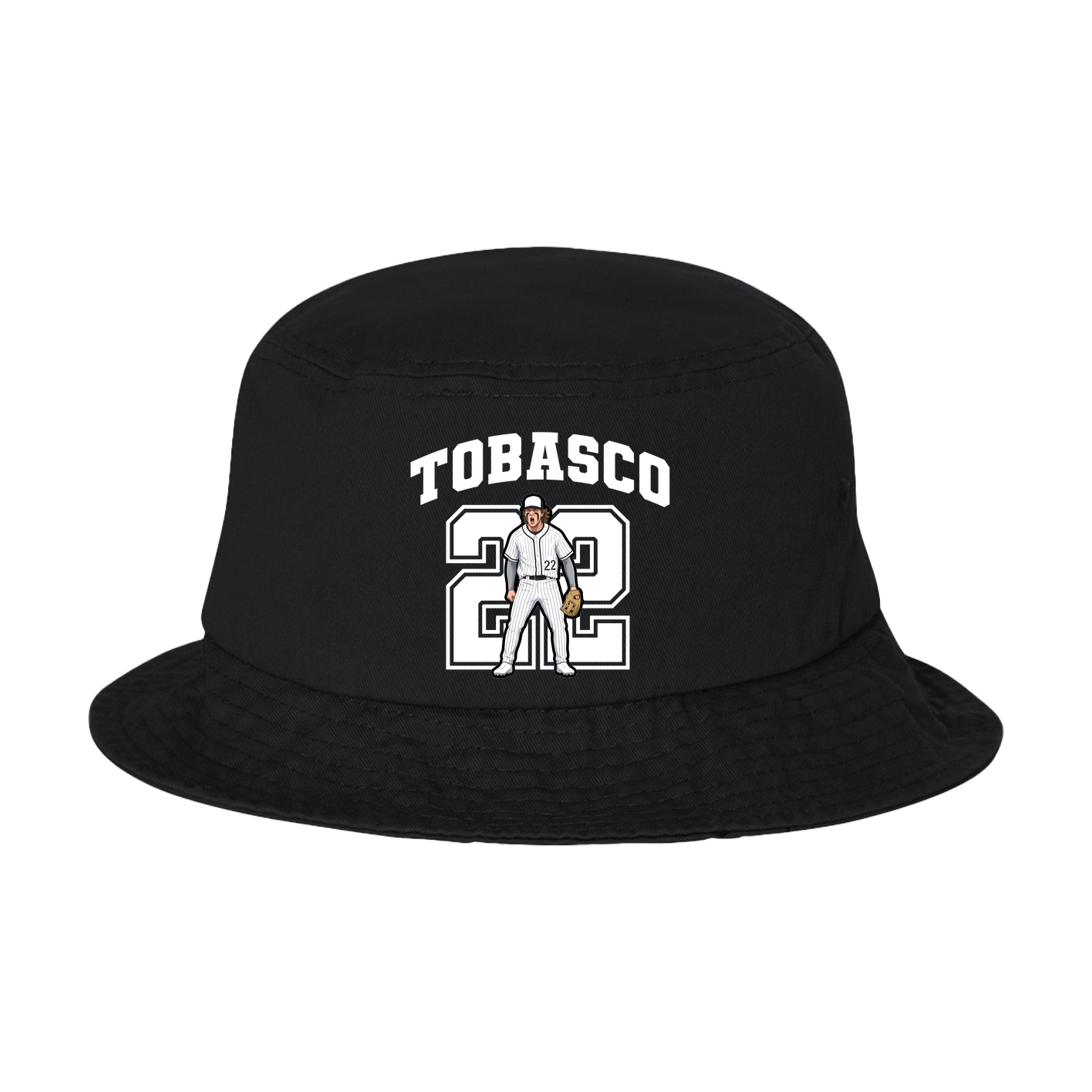 Bucket Cap — Number in Black