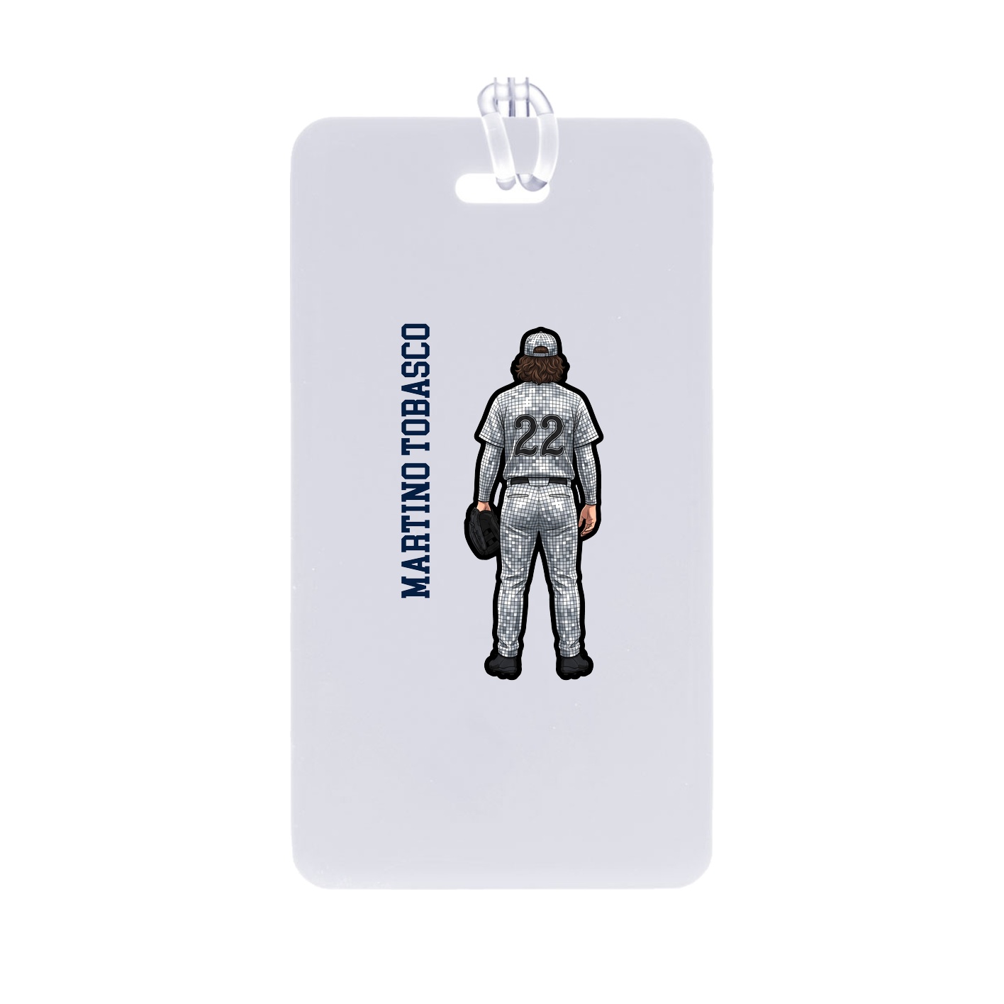 Bag Tag — Name Vertical in Classic