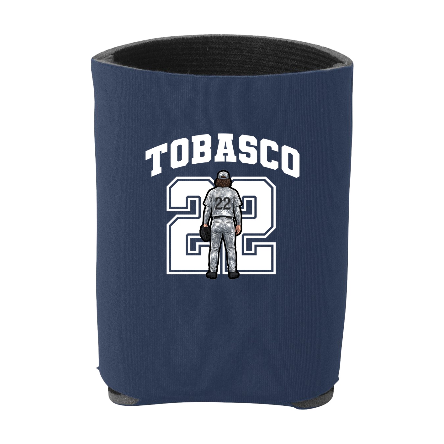 Can Holder — Number in Navy