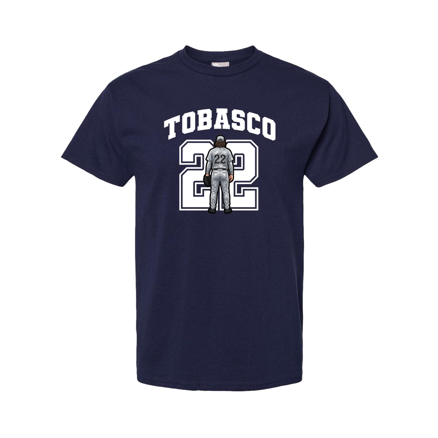 Tee — Number in Navy