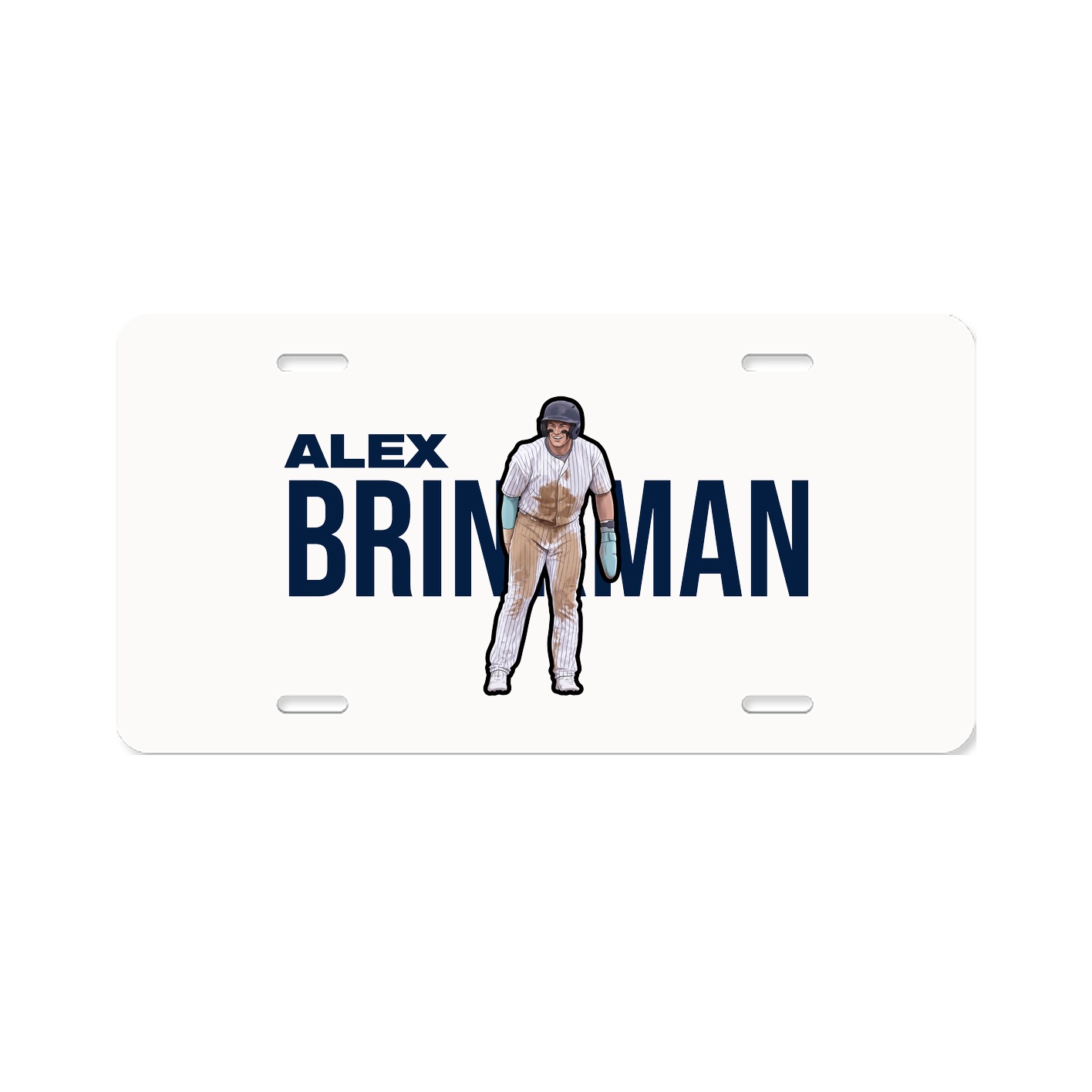 License Plate — Player Name in Classic