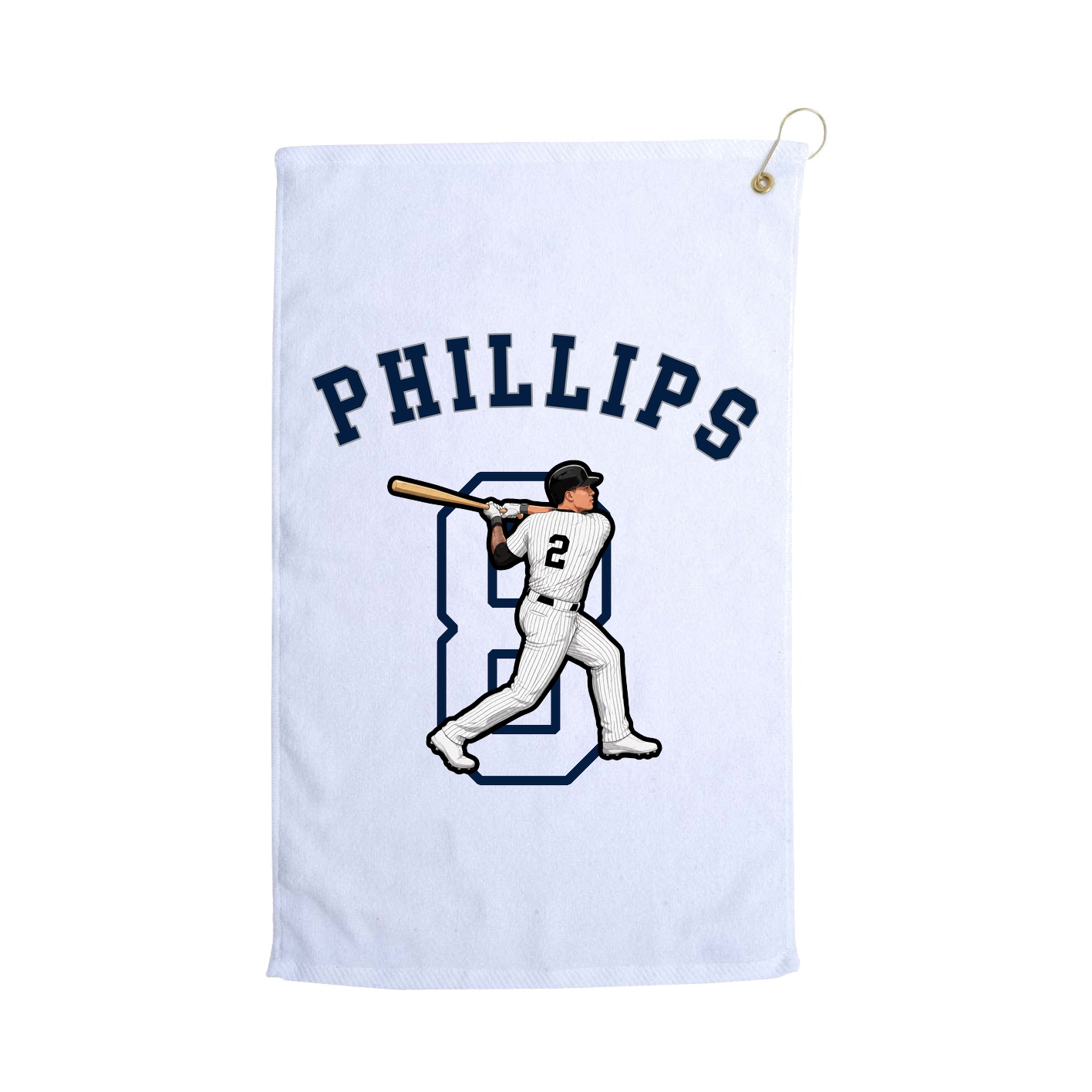 Golf Towel — Shirsey Arch in White