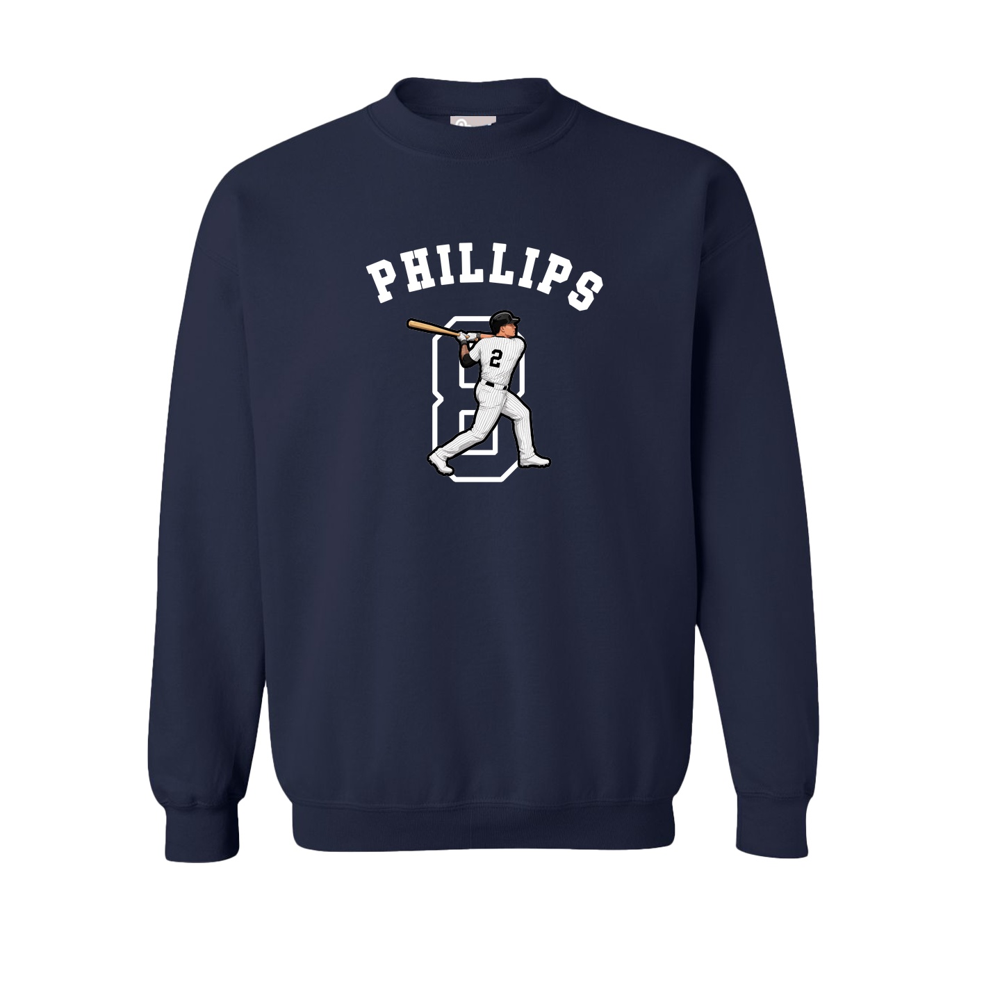 Fleece Crew — Shirsey Arch in Navy