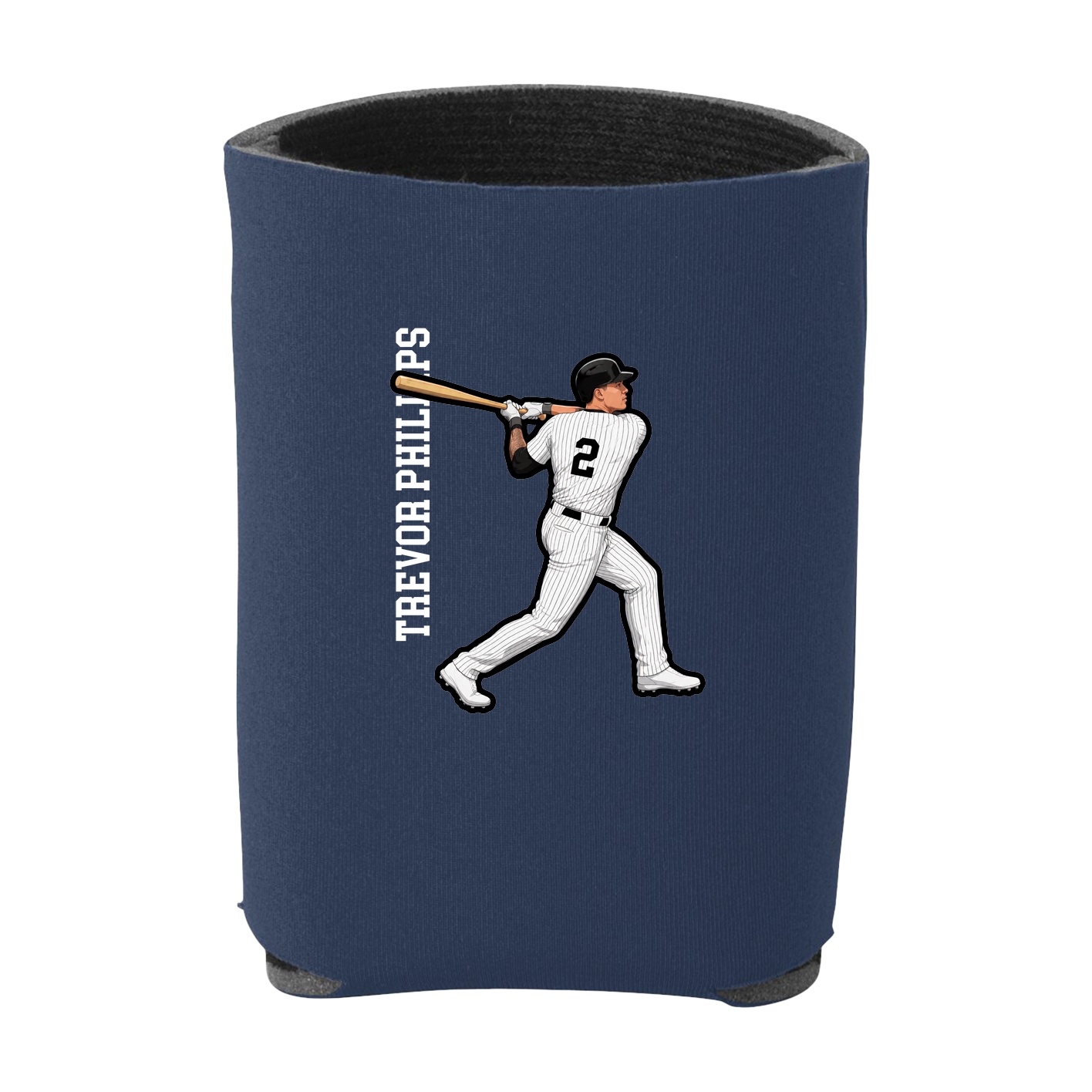Can Holder — Name Vertical in Navy