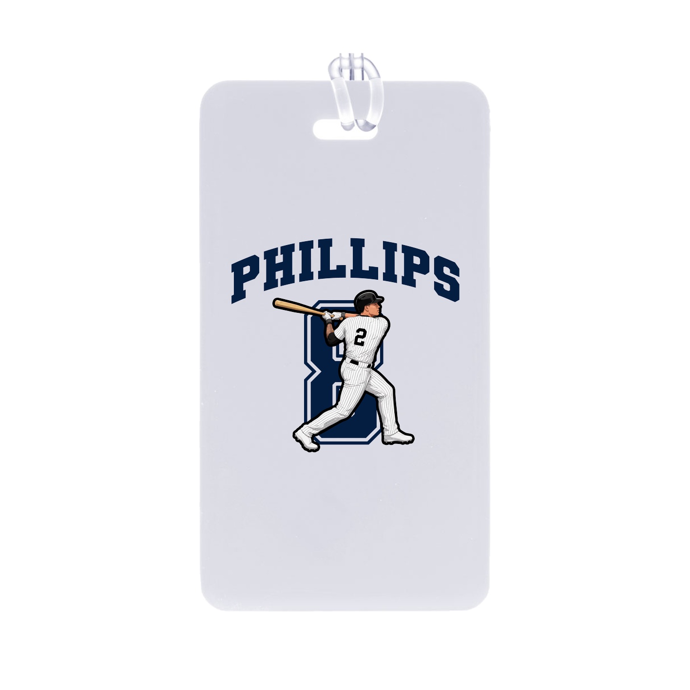 Bag Tag — Number in Classic