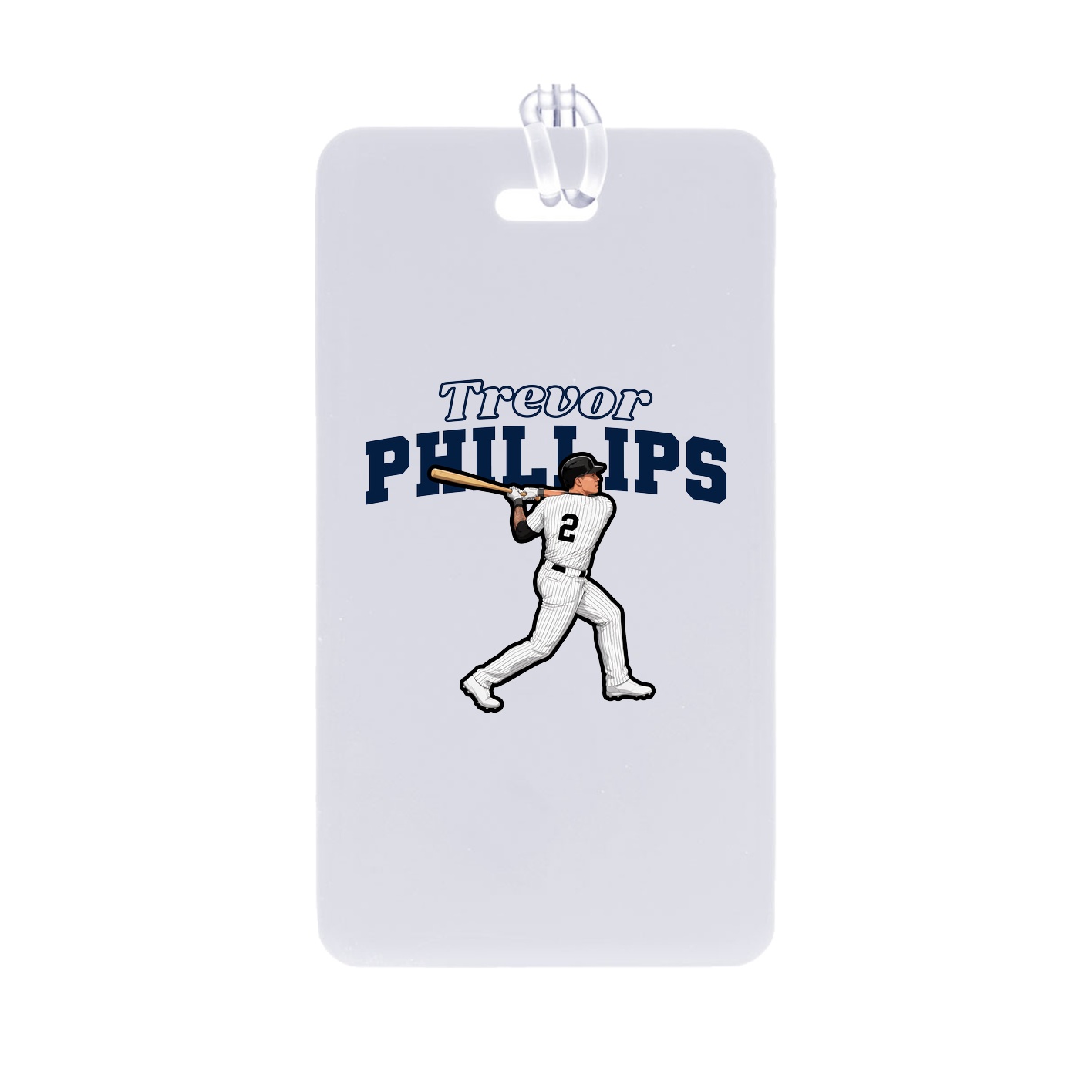 Bag Tag — Name Arch in Classic