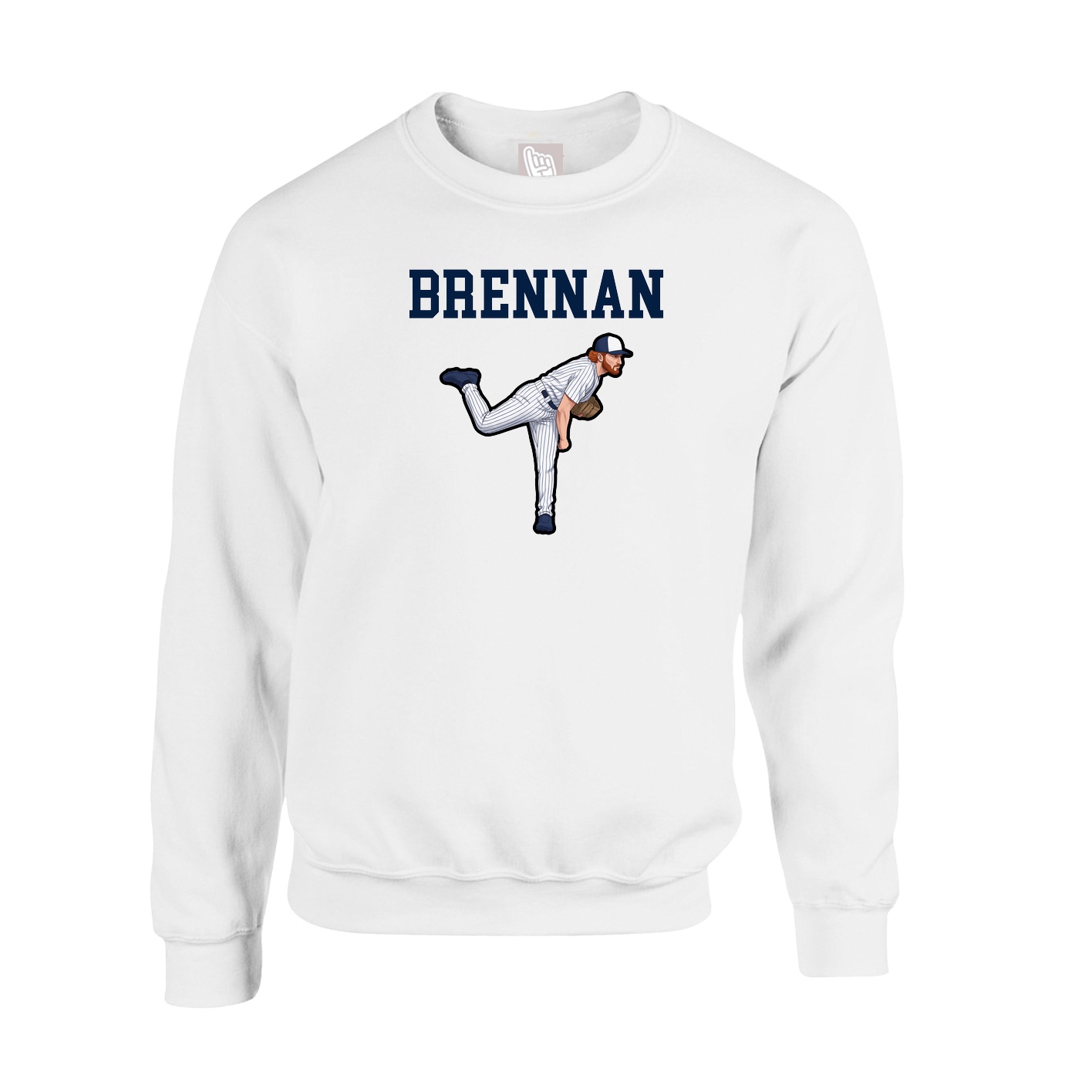 Fleece Crew — Shirsey in White