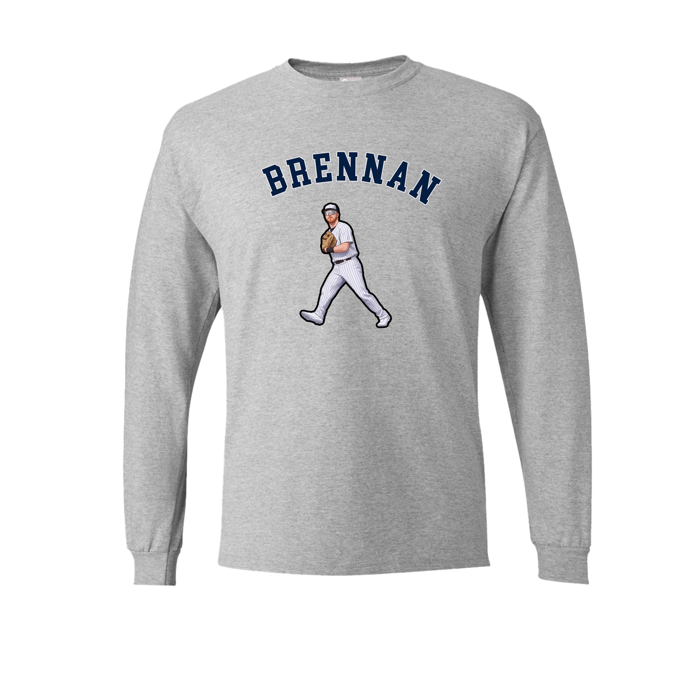 Long Sleeve Tee — Shirsey Arch in Grey