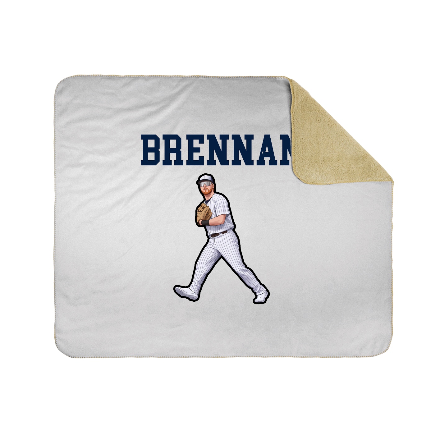Throw Blanket — Shirsey in White
