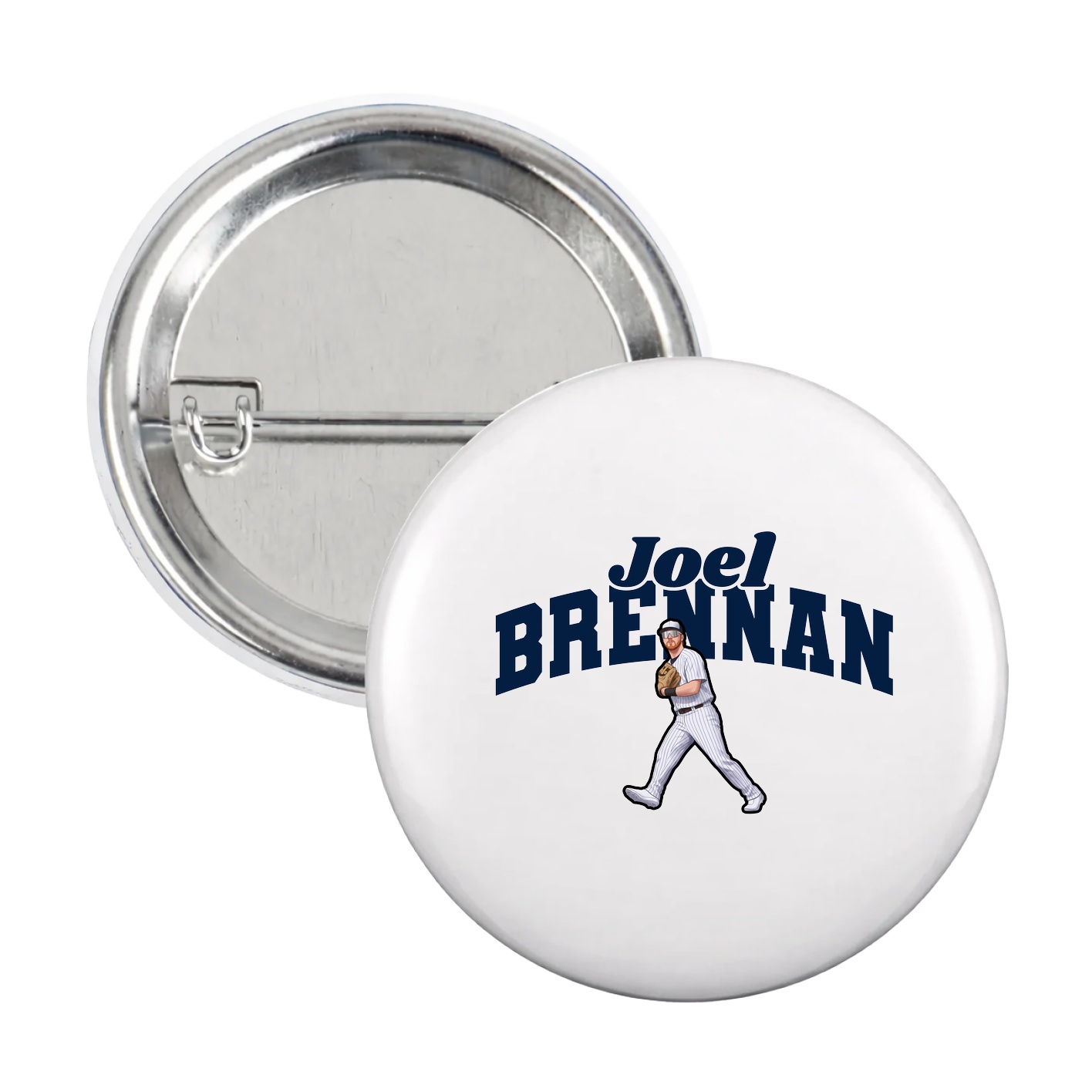 Game Day Button — Signature Arch in White