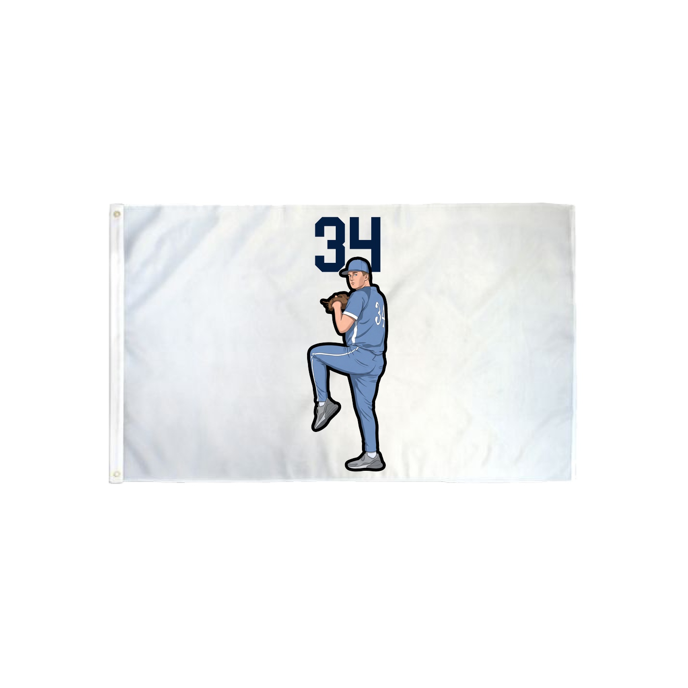 3x5 Flag — Number Top in Classic