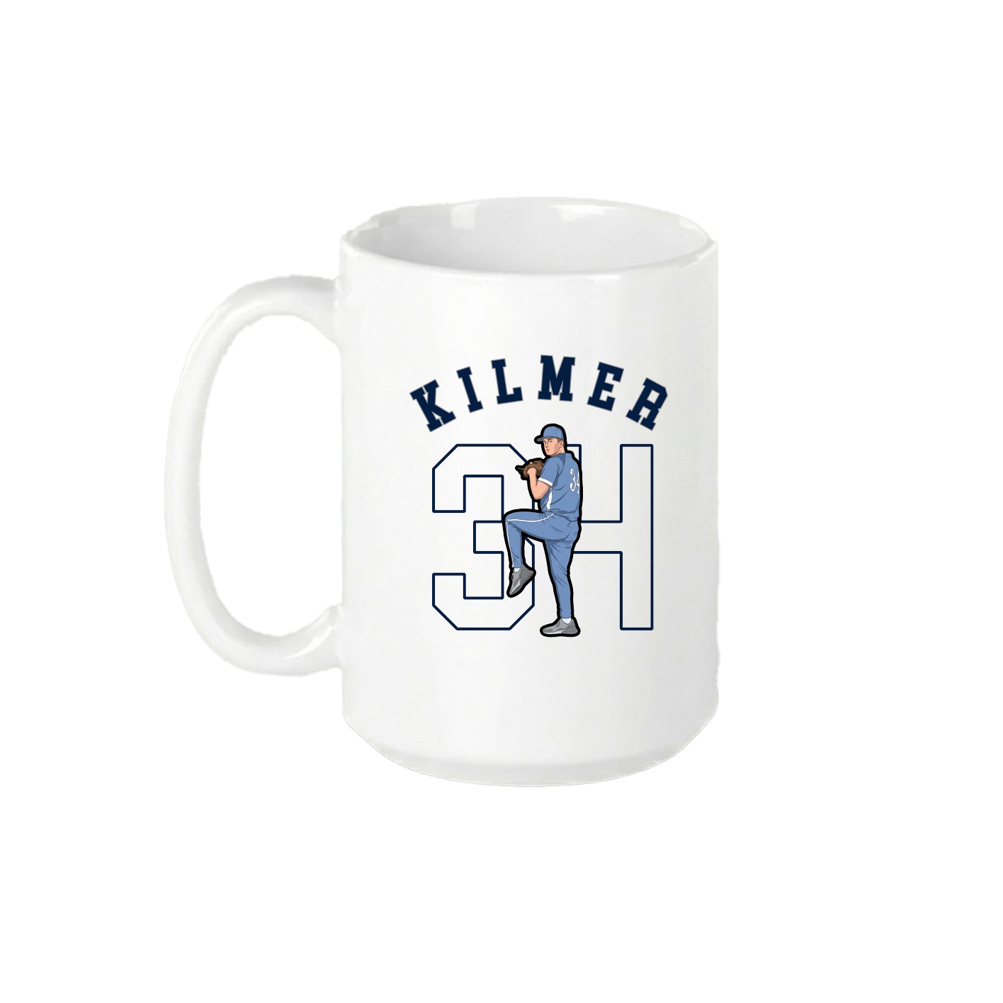 15oz Coffee Mug — Shirsey Arch in White