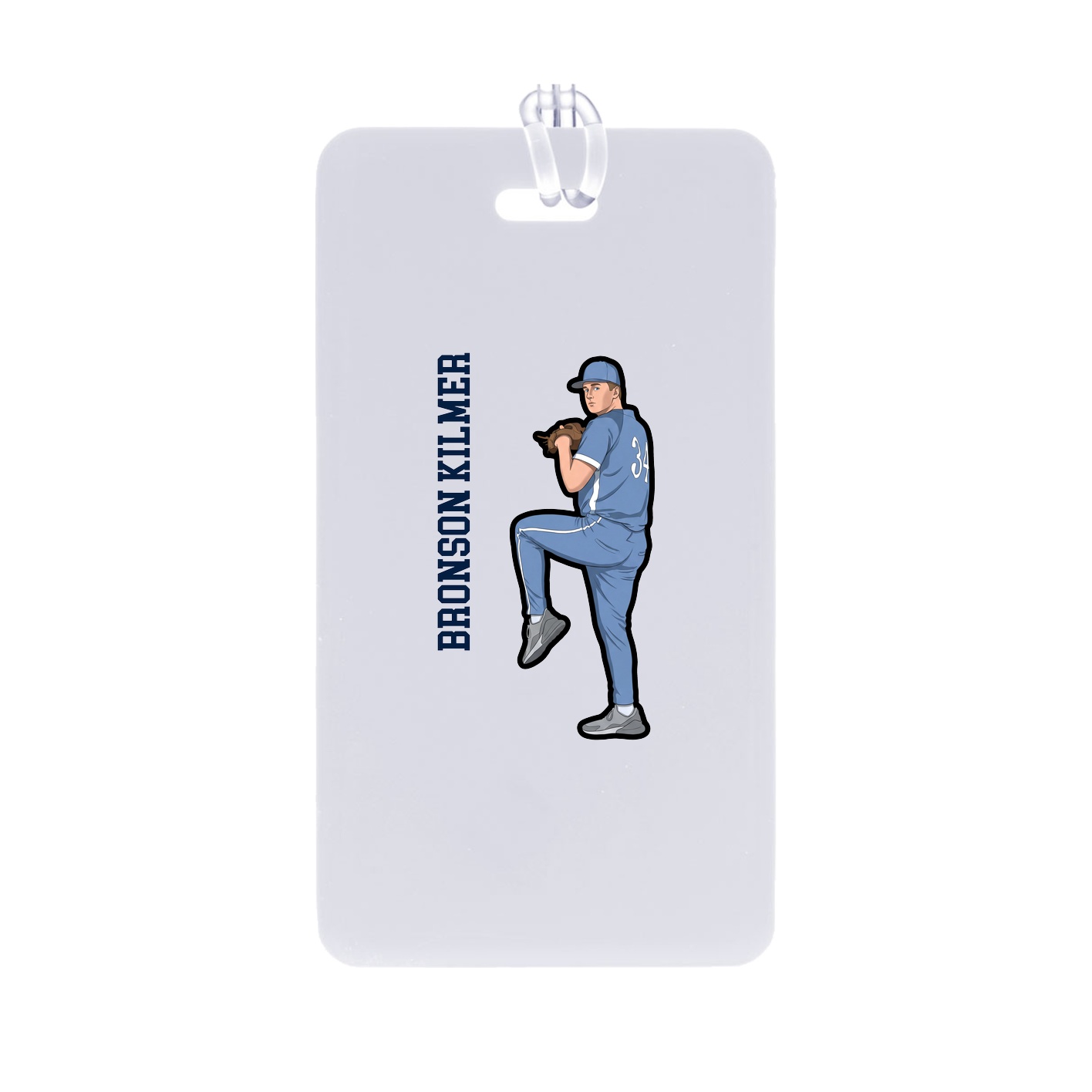 Bag Tag — Name Vertical in Classic