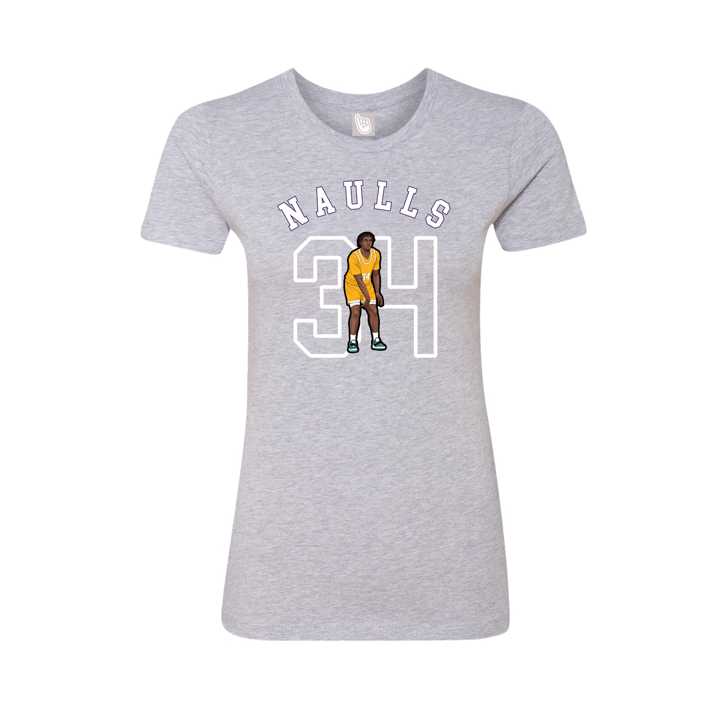 Fitted Women's Tee — Shirsey Arch in Grey