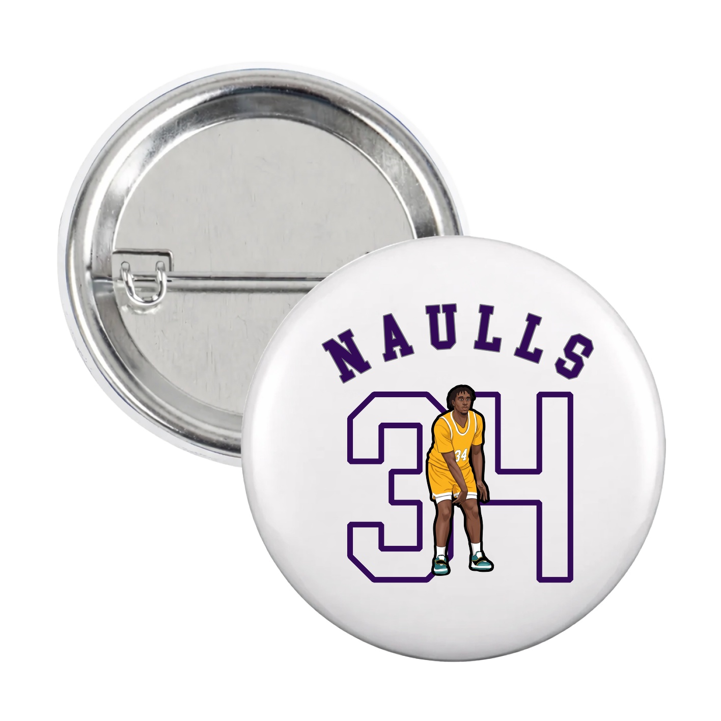 Game Day Button — Shirsey Arch in White
