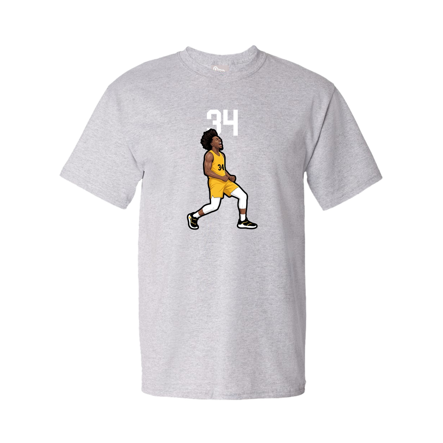 Tee — Number Top in Grey
