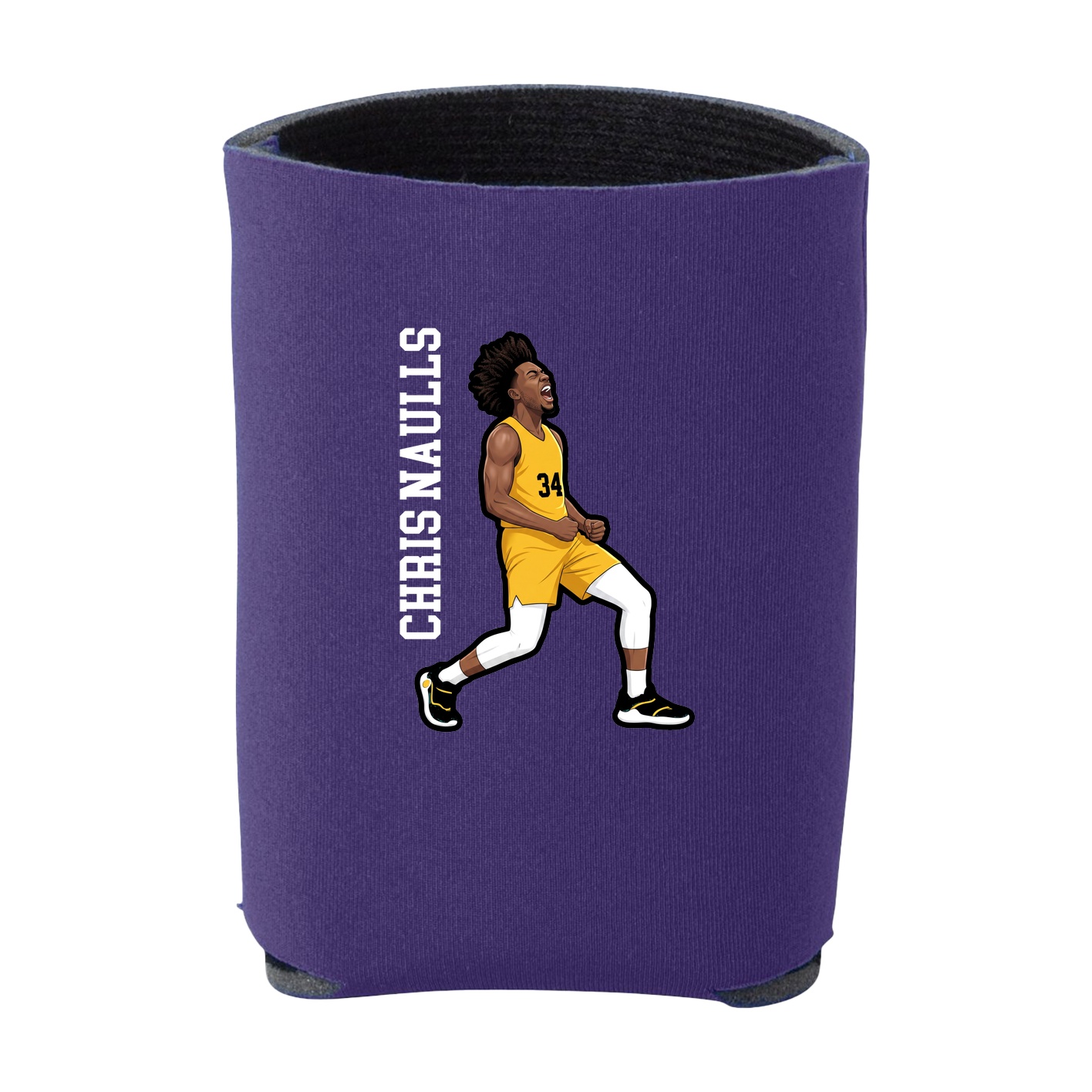 Can Holder — Name Vertical in Purple