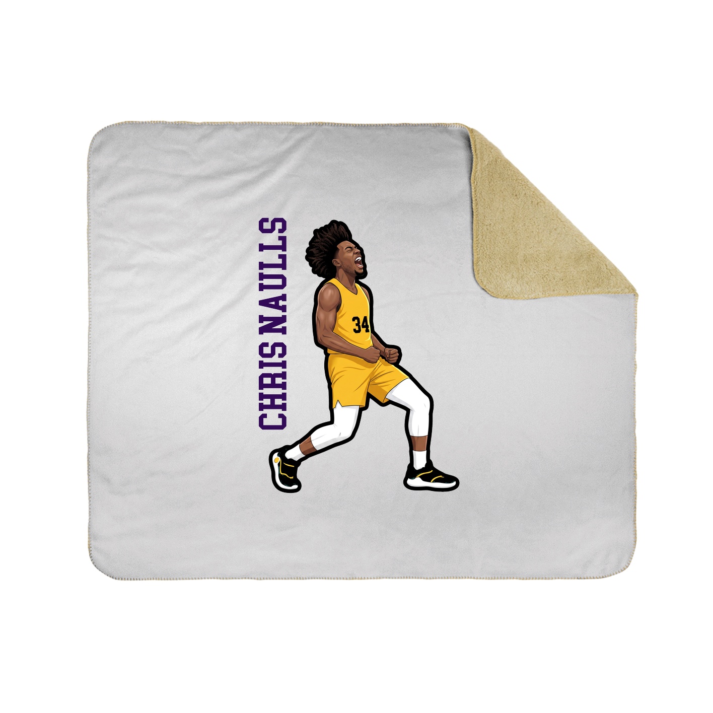 50x60 Sherpa Lined Throw Blanket