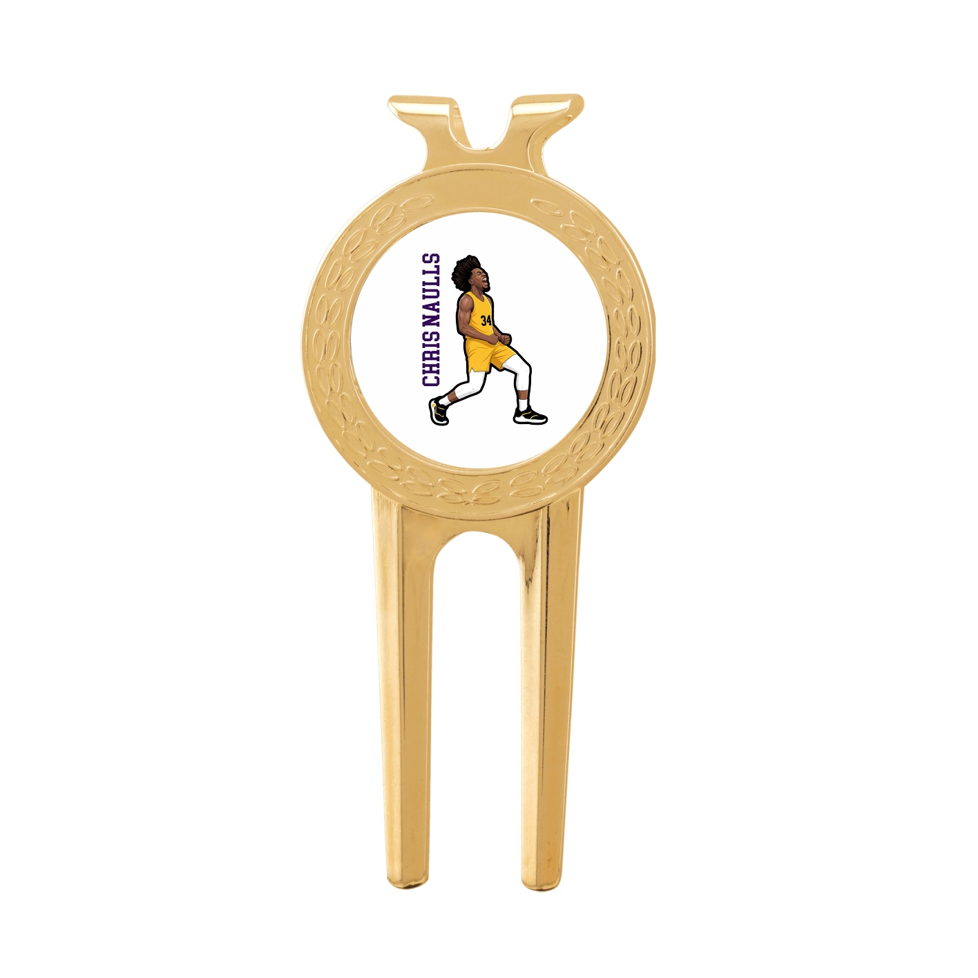 Divot Tool with Ball Marker — Name Vertical in Classic