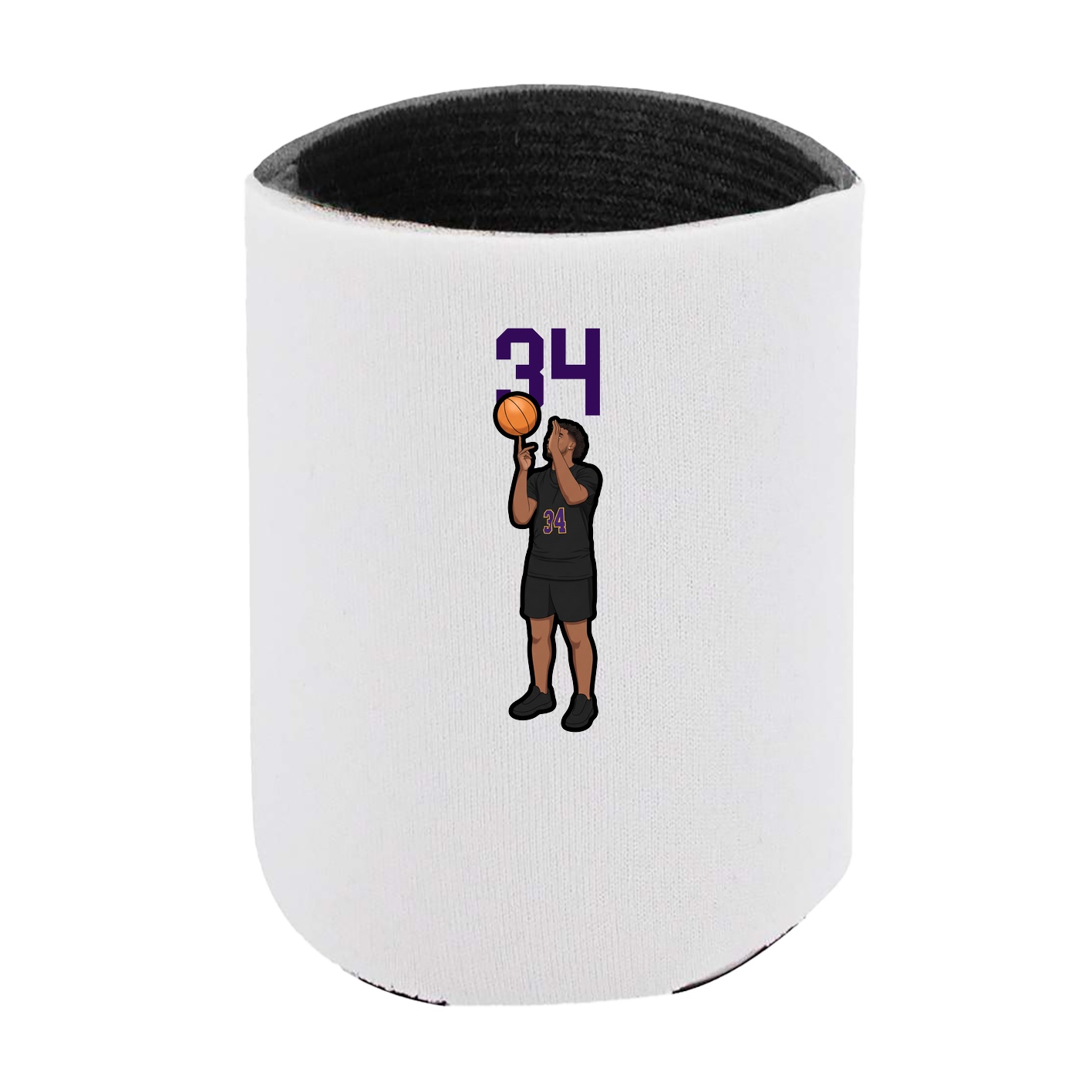 Can Holder — Number Top in White
