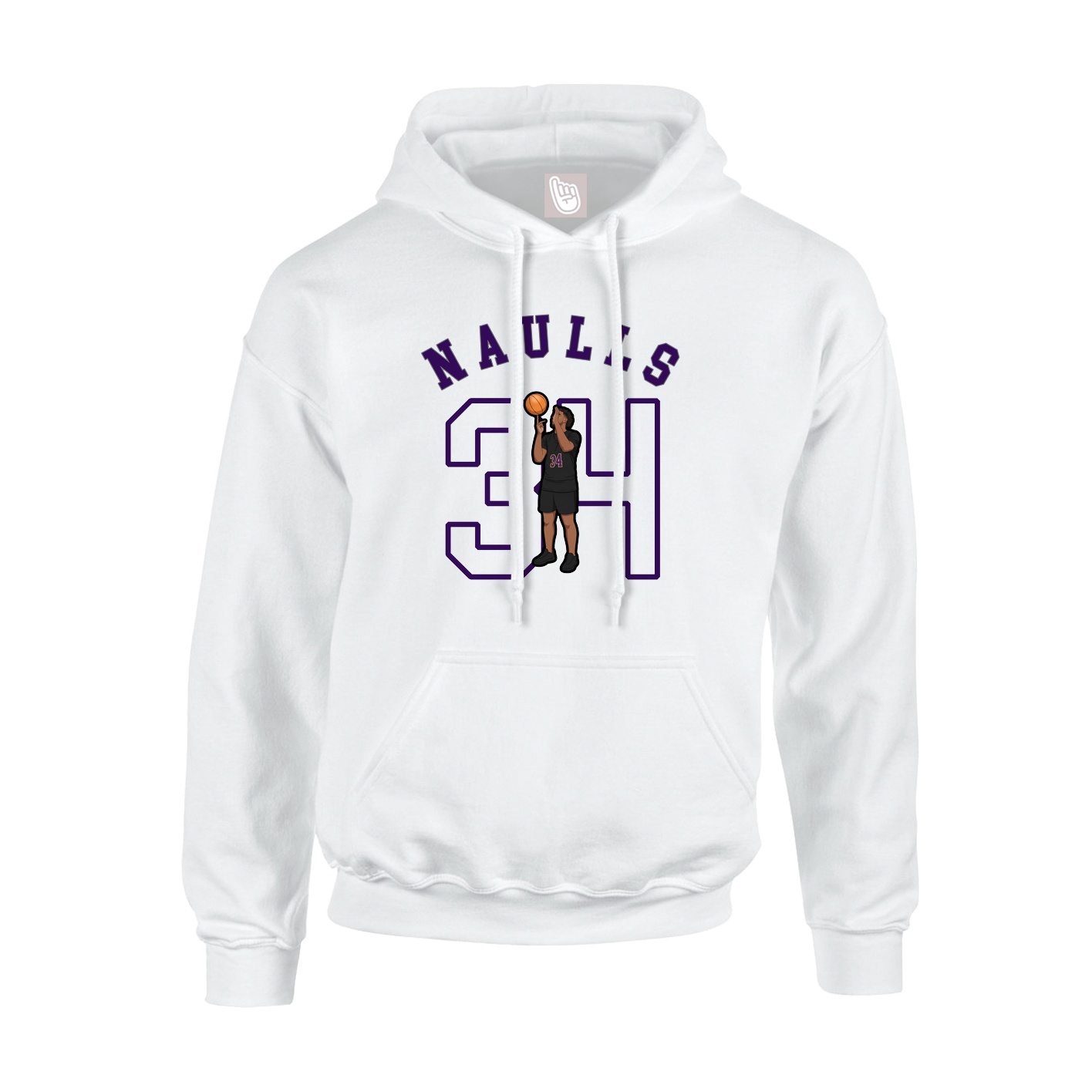 Hoodie — Shirsey Arch in White