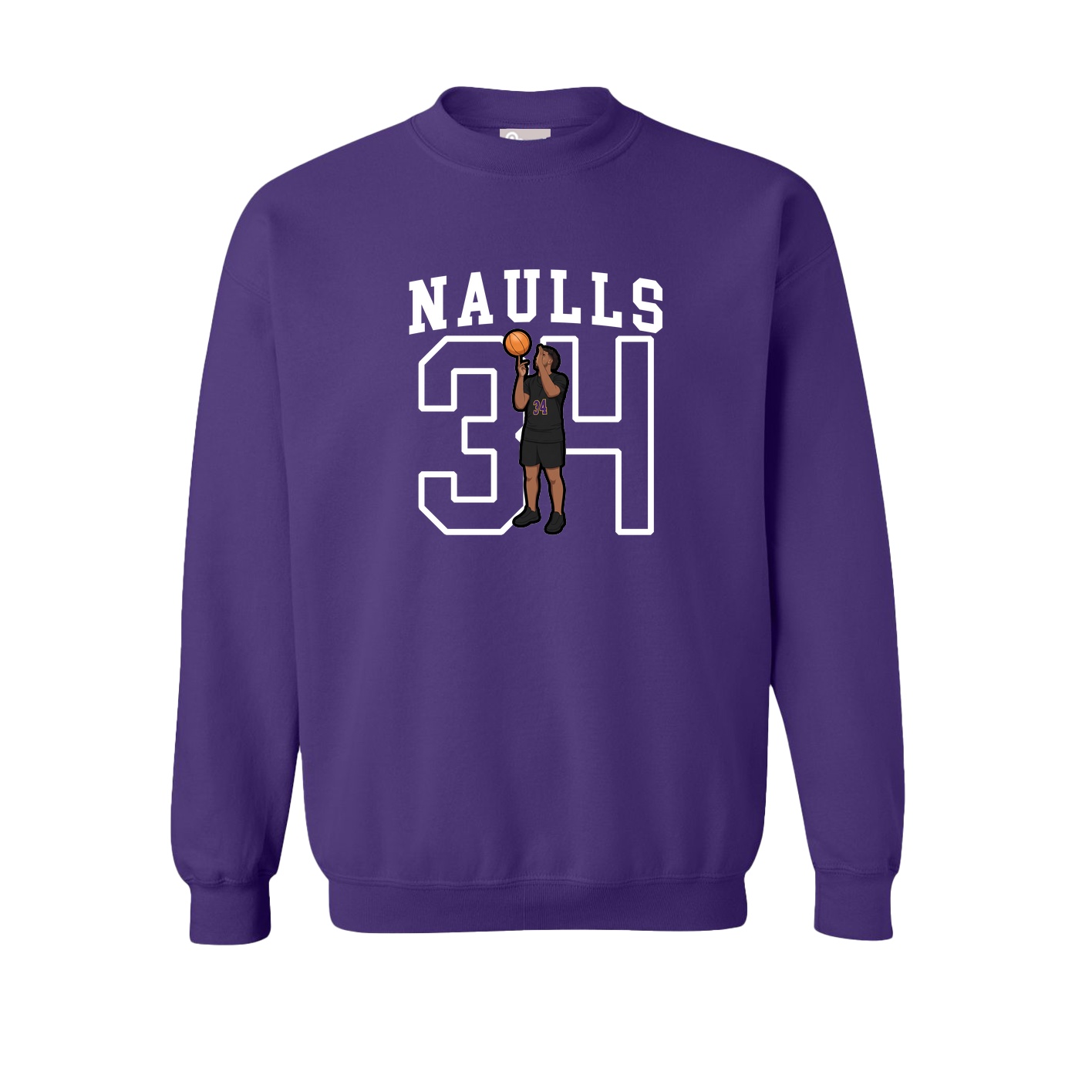 Fleece Crew — Shirsey in Purple