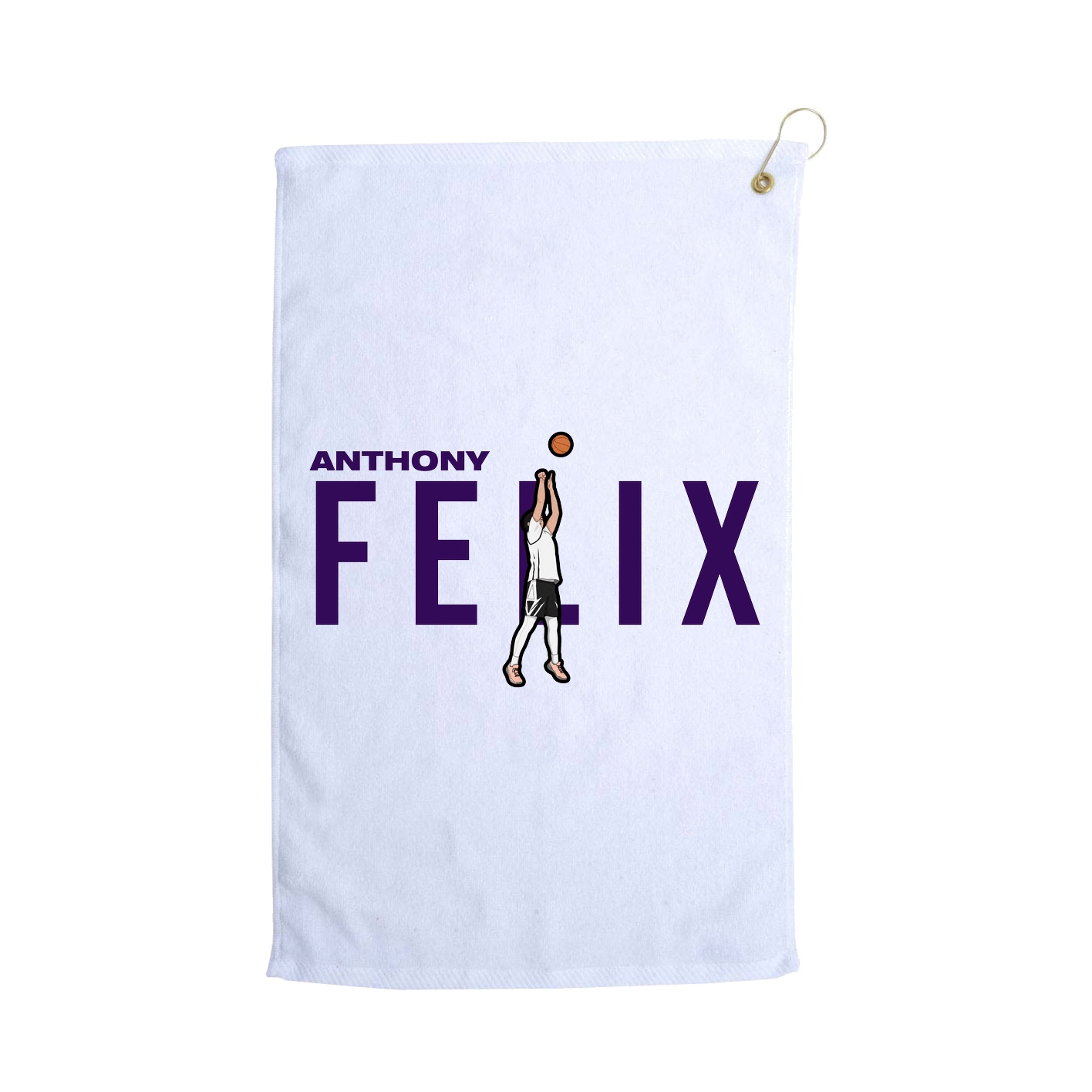 Golf Towel — Player Name in White
