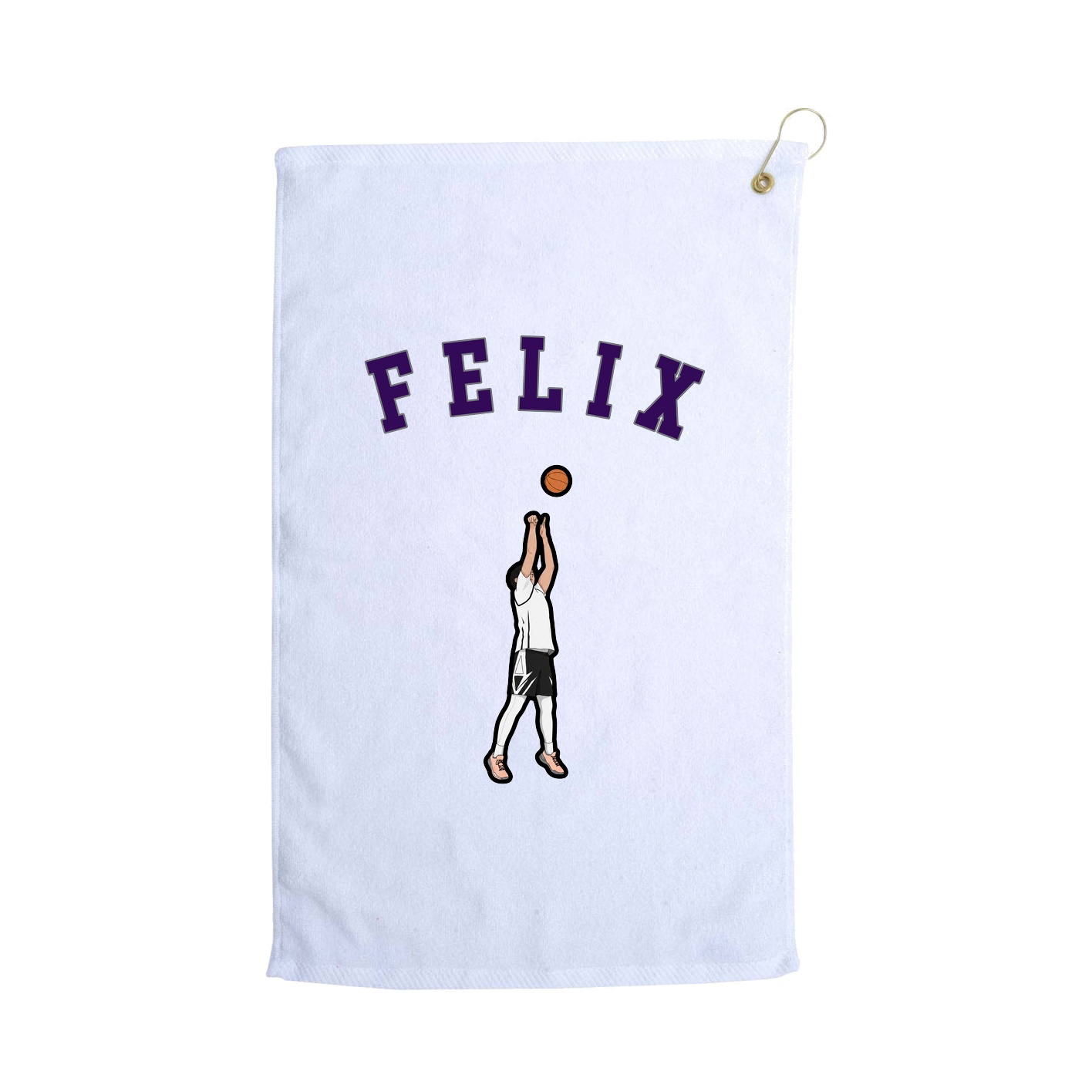 Golf Towel — Shirsey Arch in White