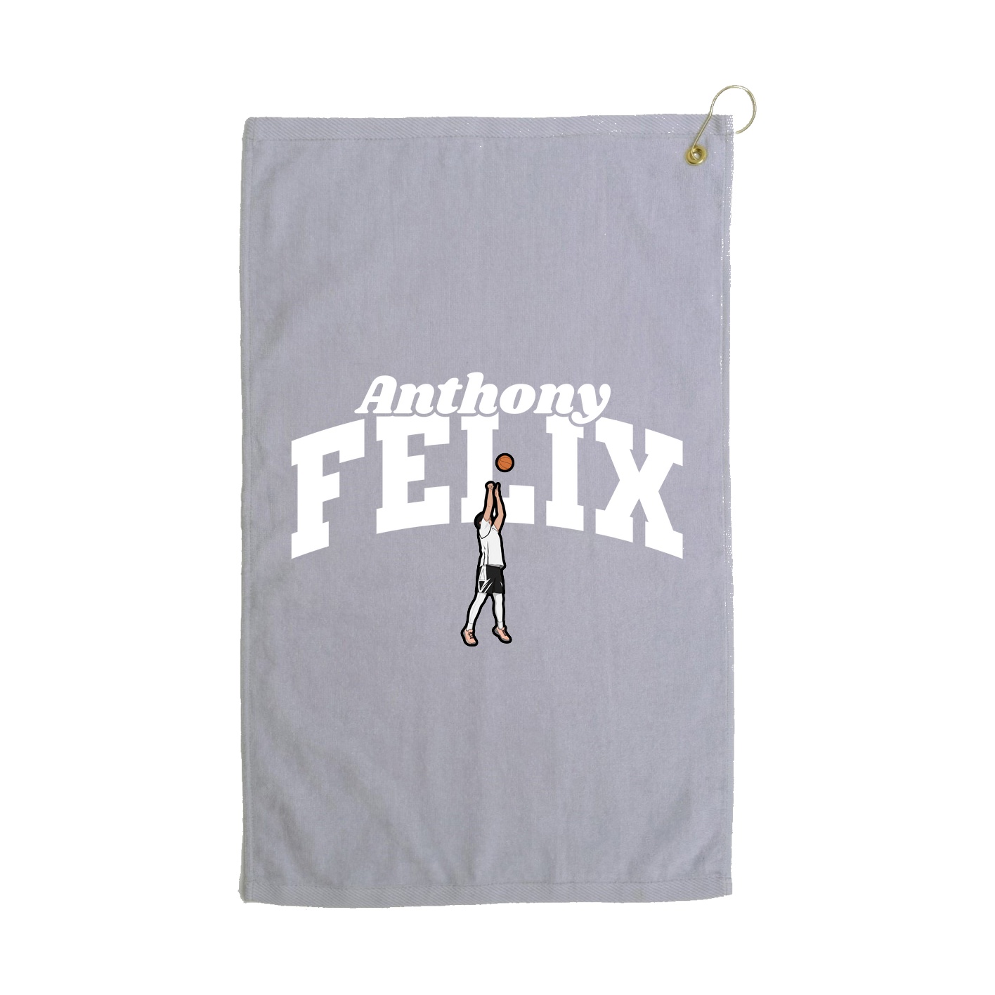 Golf Towel — Signature Arch in Grey