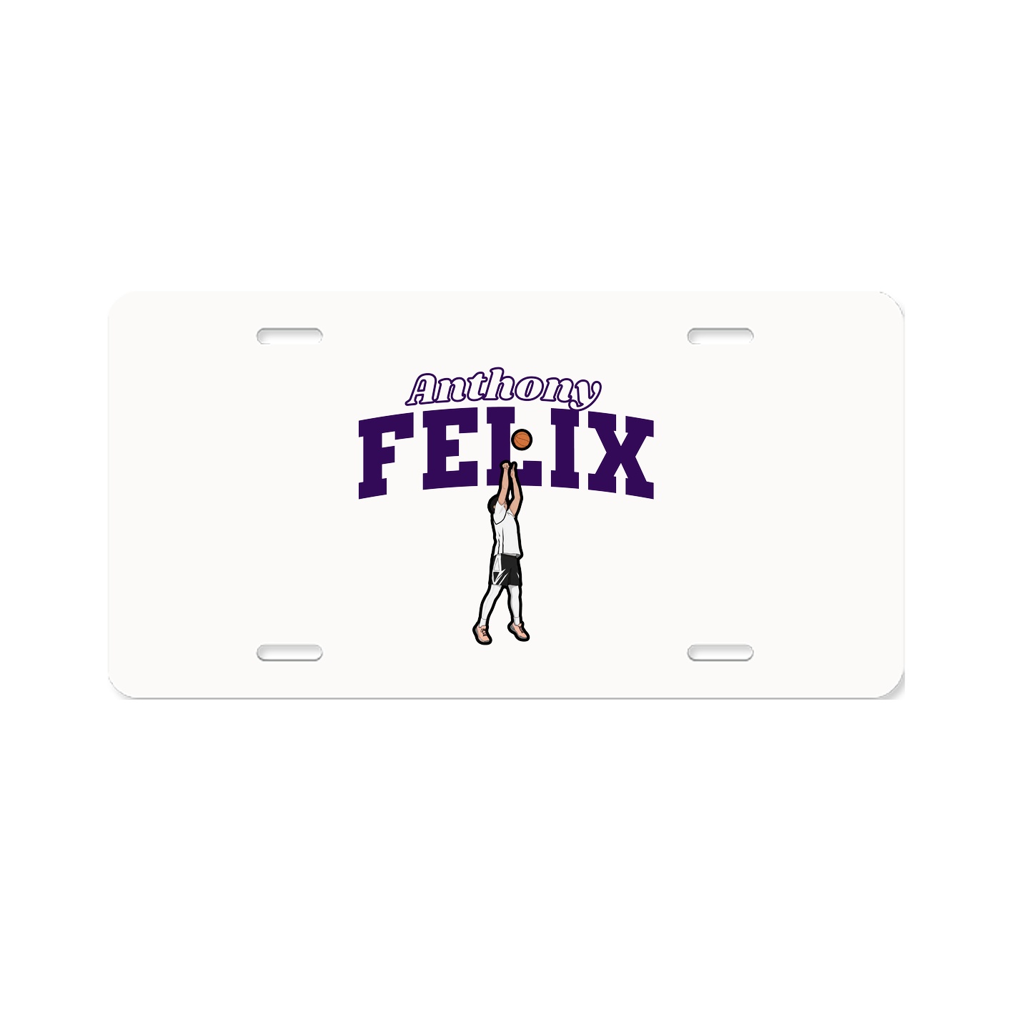 License Plate — Name Arch in Classic