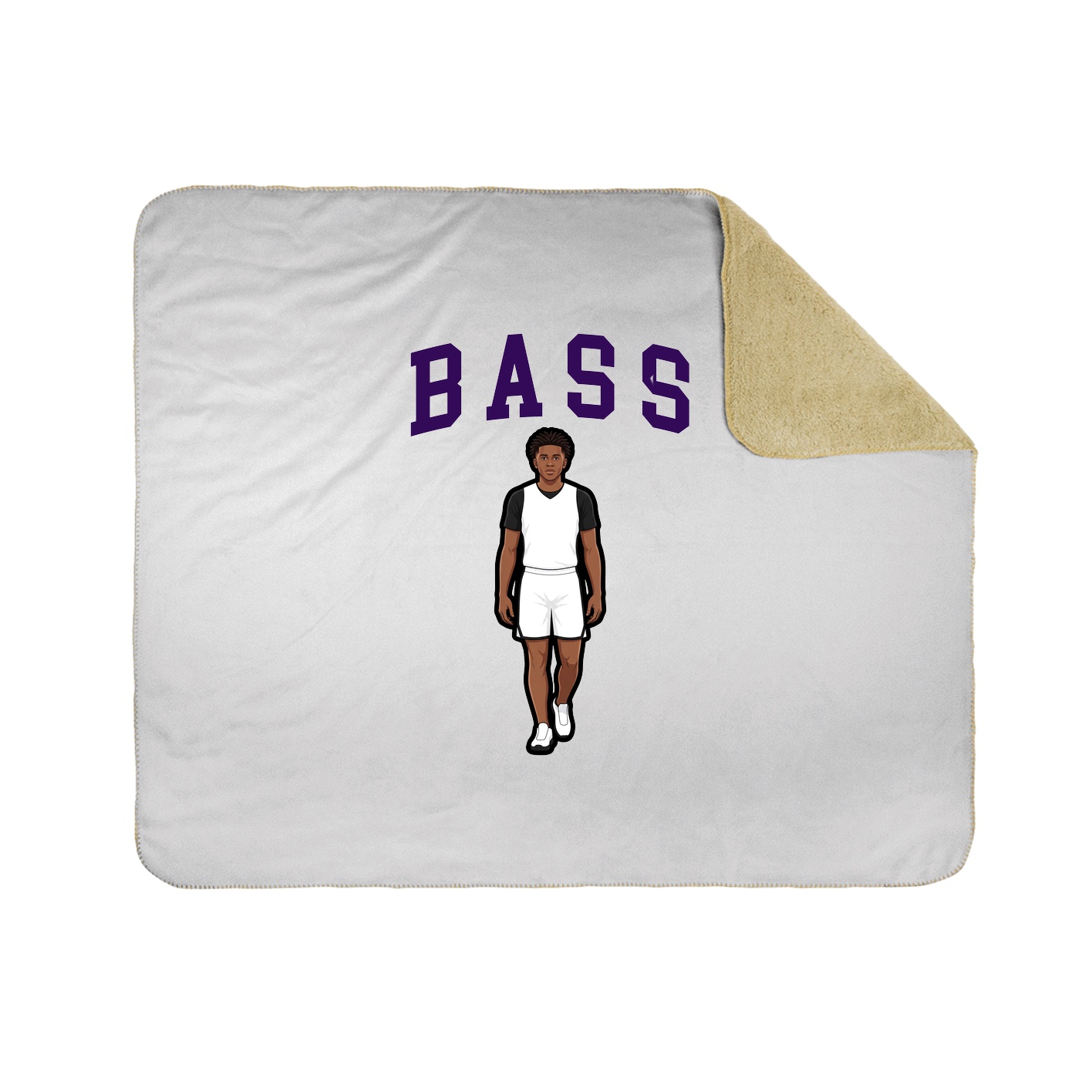Throw Blanket — Shirsey in White