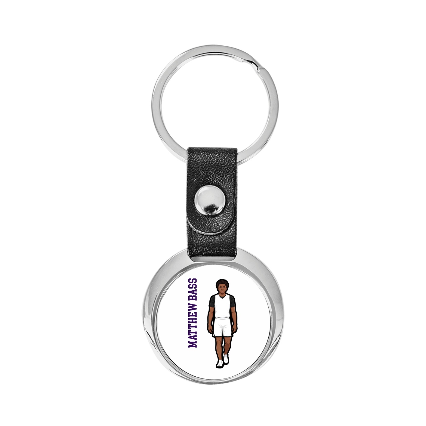 Key Chain — Name Vertical in Classic