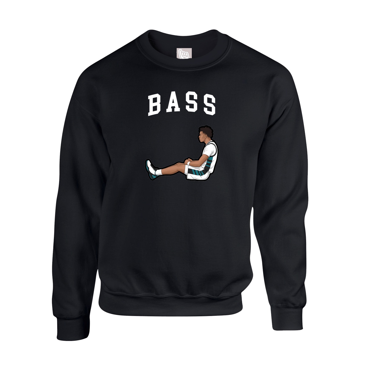 Fleece Crew — Shirsey in Black