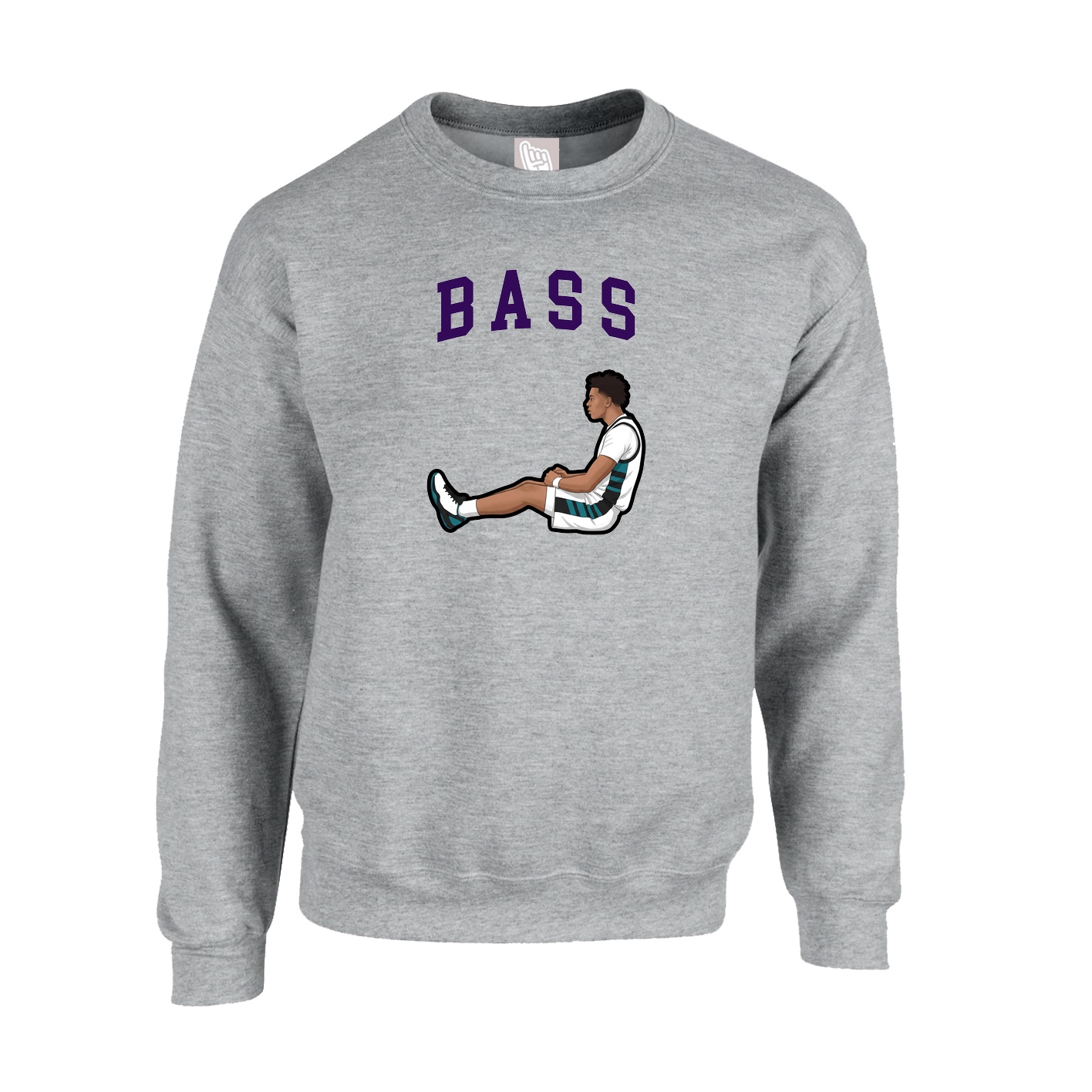 Fleece Crew — Shirsey in Grey