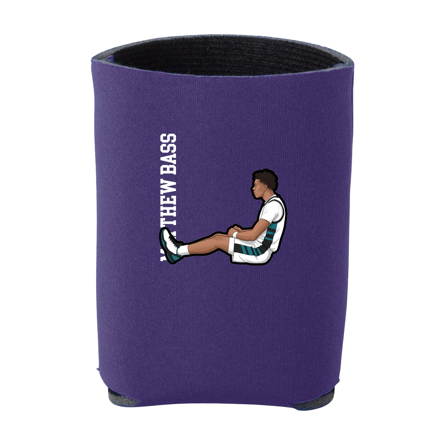 Can Holder — Name Vertical in Purple