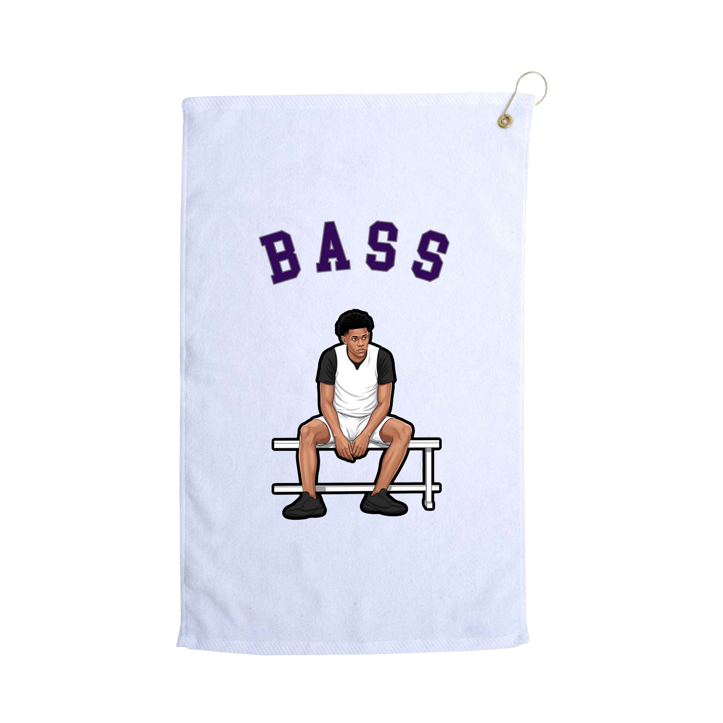 Golf Towel — Shirsey Arch in White